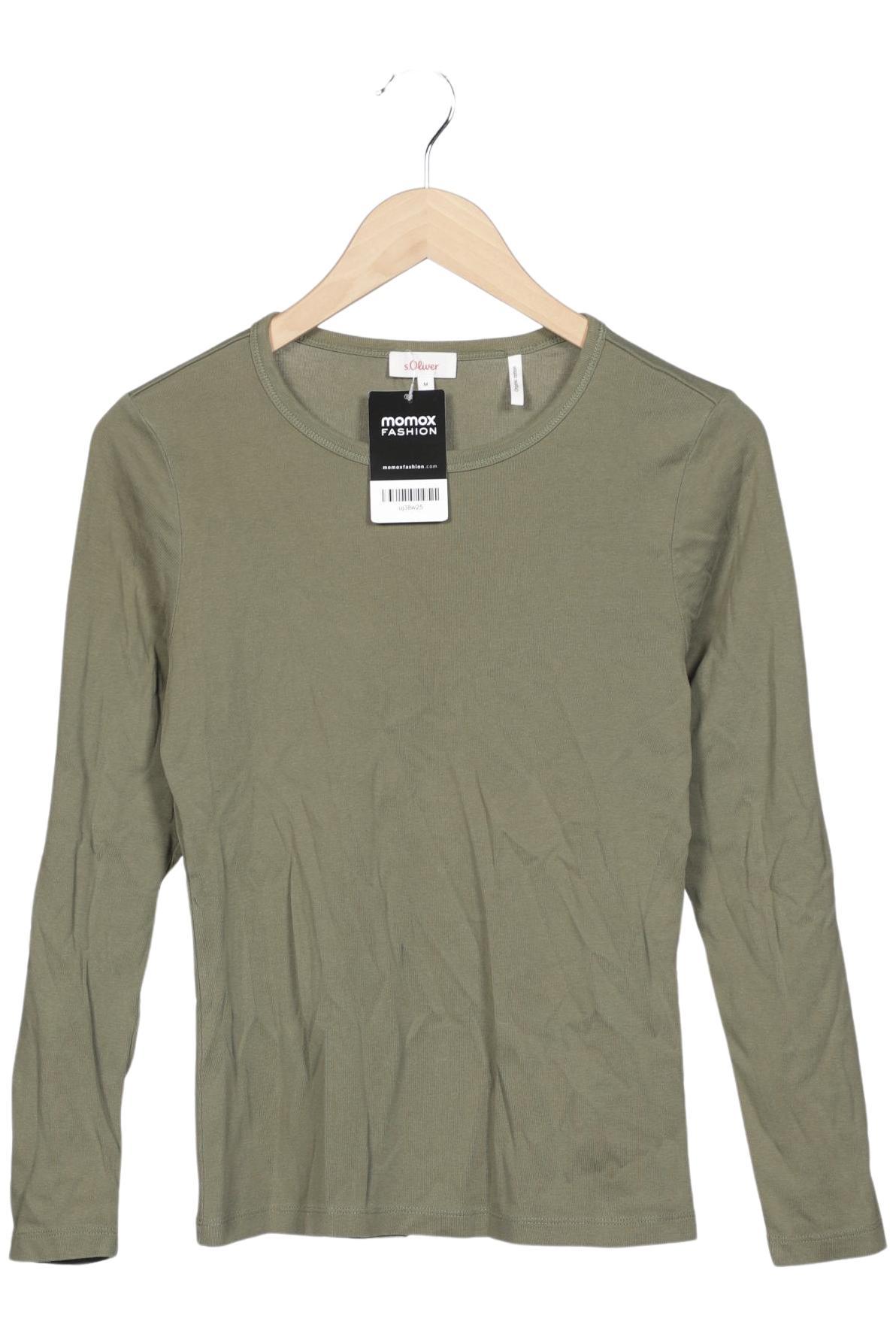 

s.Oliver Damen Langarmshirt, grün, Gr. 38