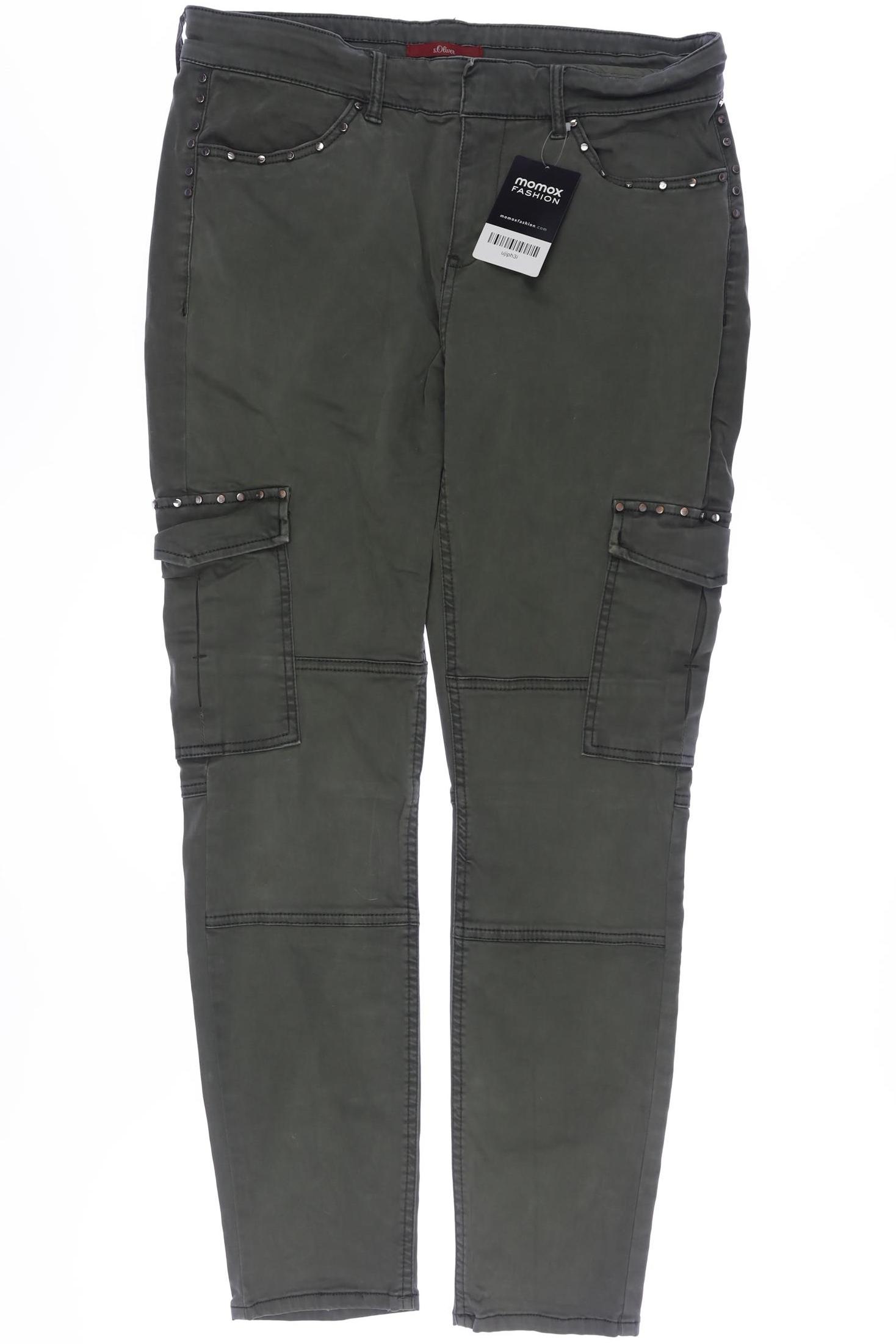 

s.Oliver Damen Stoffhose, grün, Gr. 38