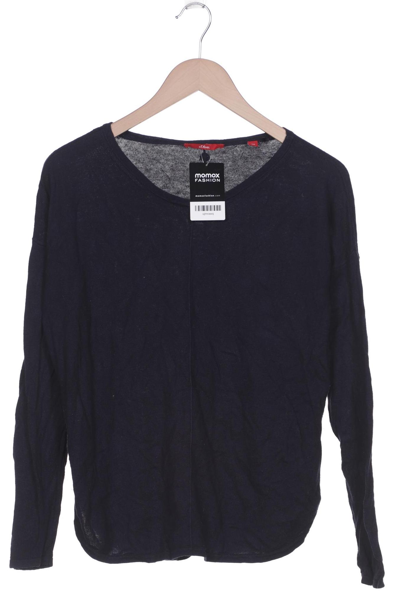 

s.Oliver Damen Pullover, marineblau