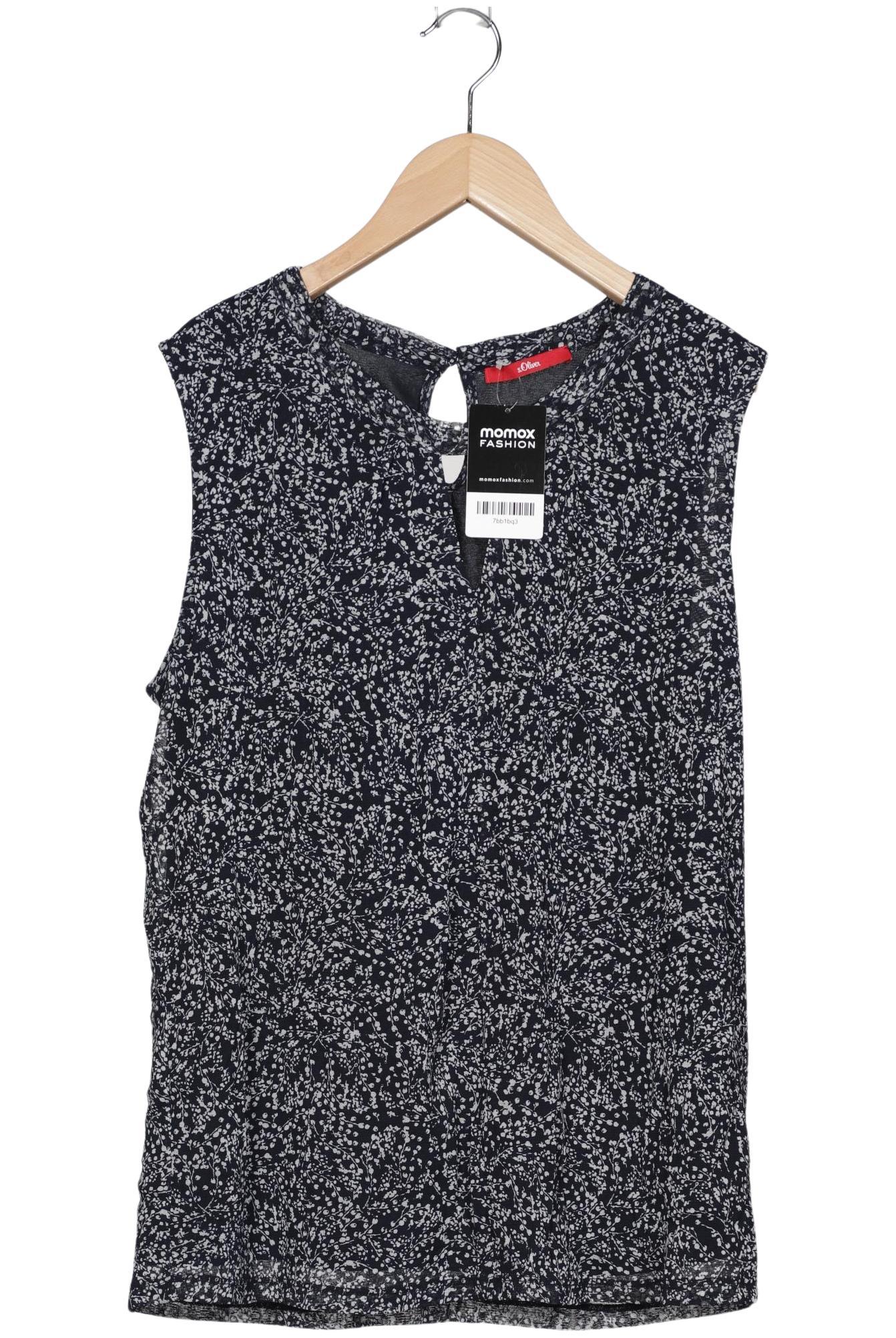 

s.Oliver Damen Bluse, marineblau, Gr. 40