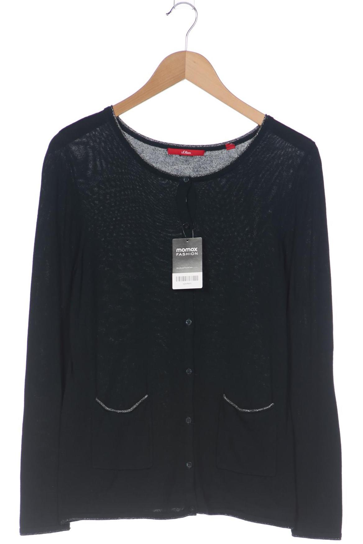 

s.Oliver Damen Strickjacke, grün, Gr. 38