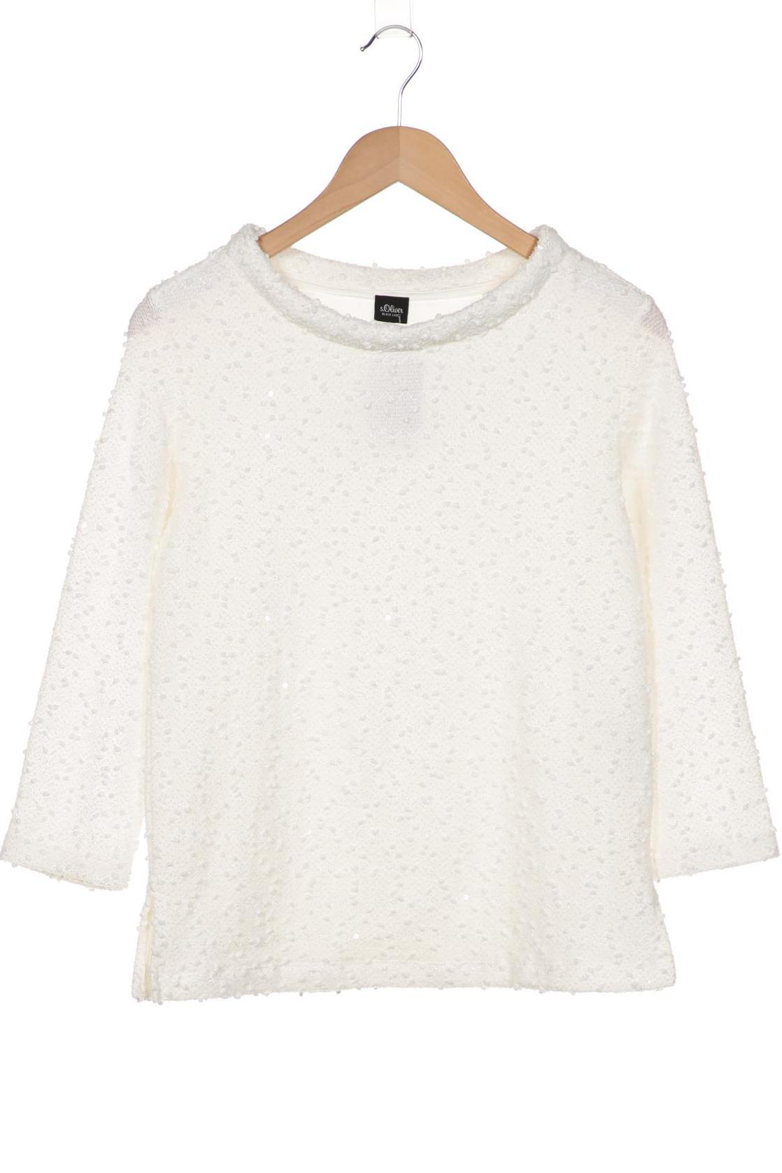 

s.Oliver Damen Pullover, weiß