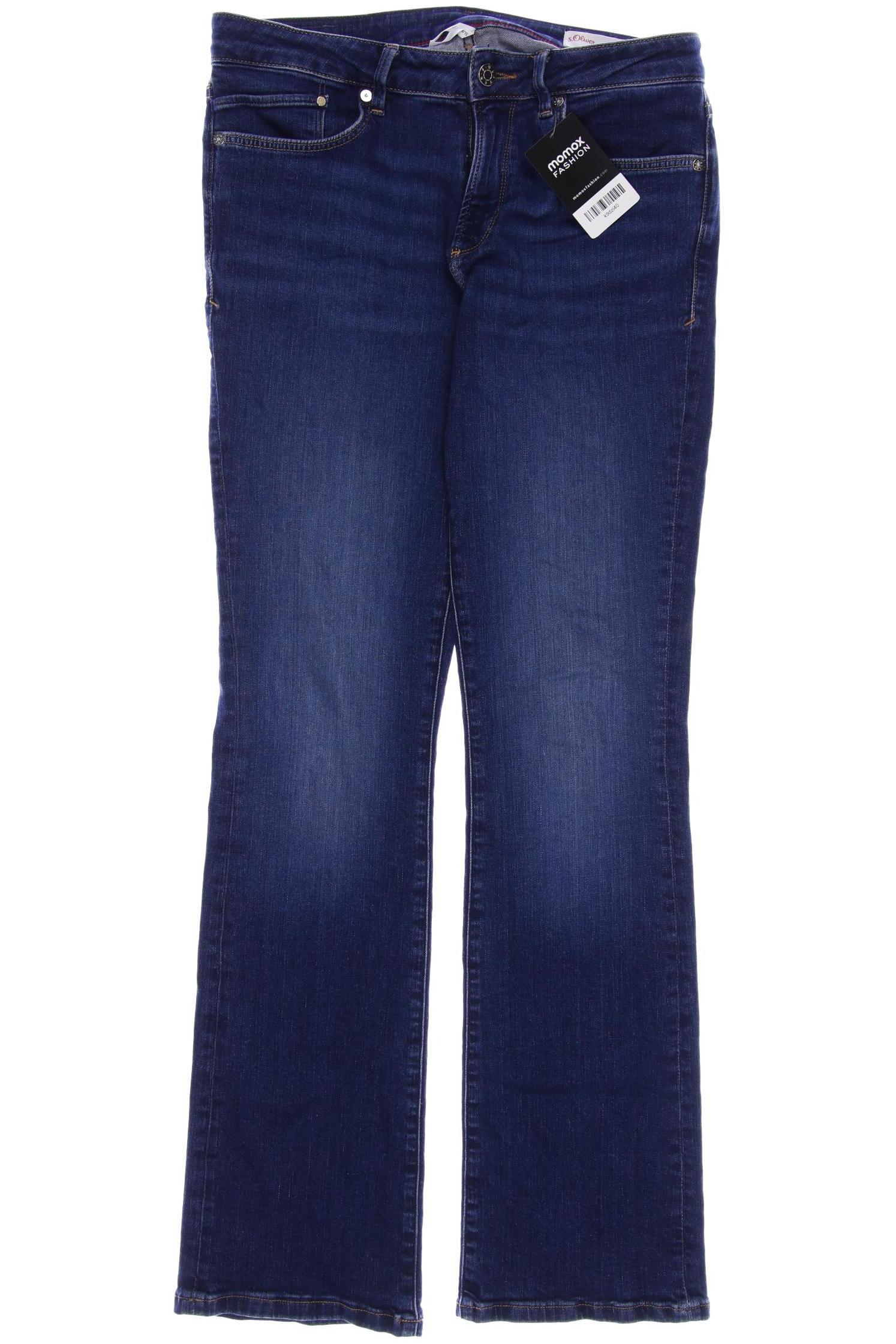 

s.Oliver Damen Jeans, blau