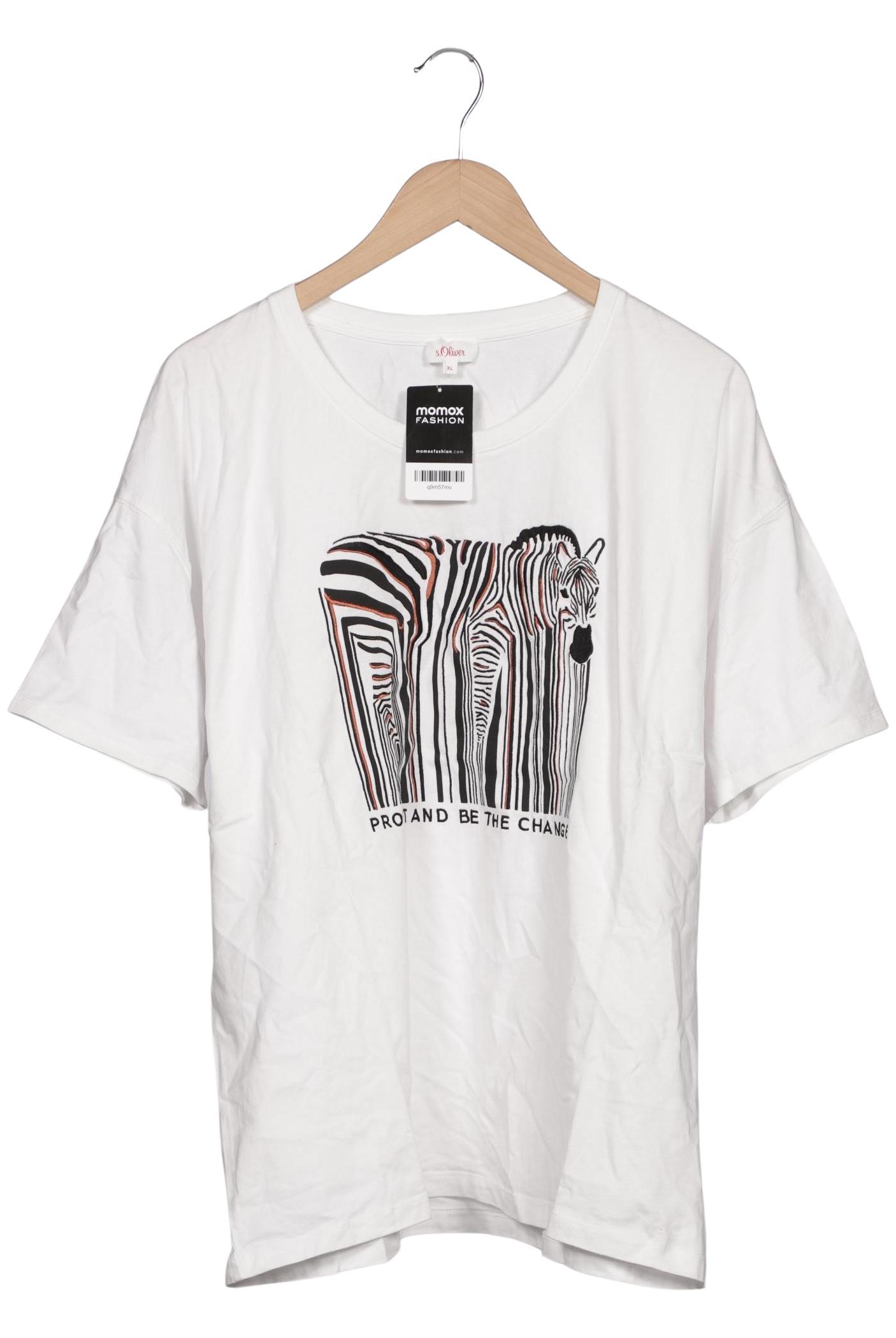 

s.Oliver Damen T-Shirt, weiß, Gr. 44