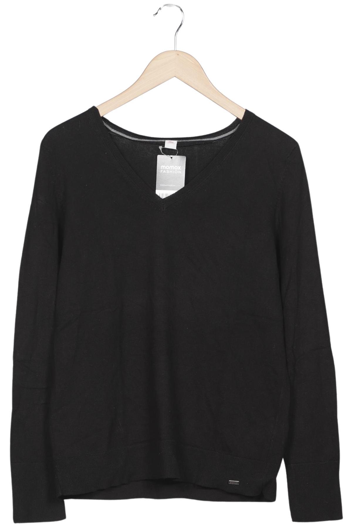 

s.Oliver Damen Pullover, schwarz, Gr. 42