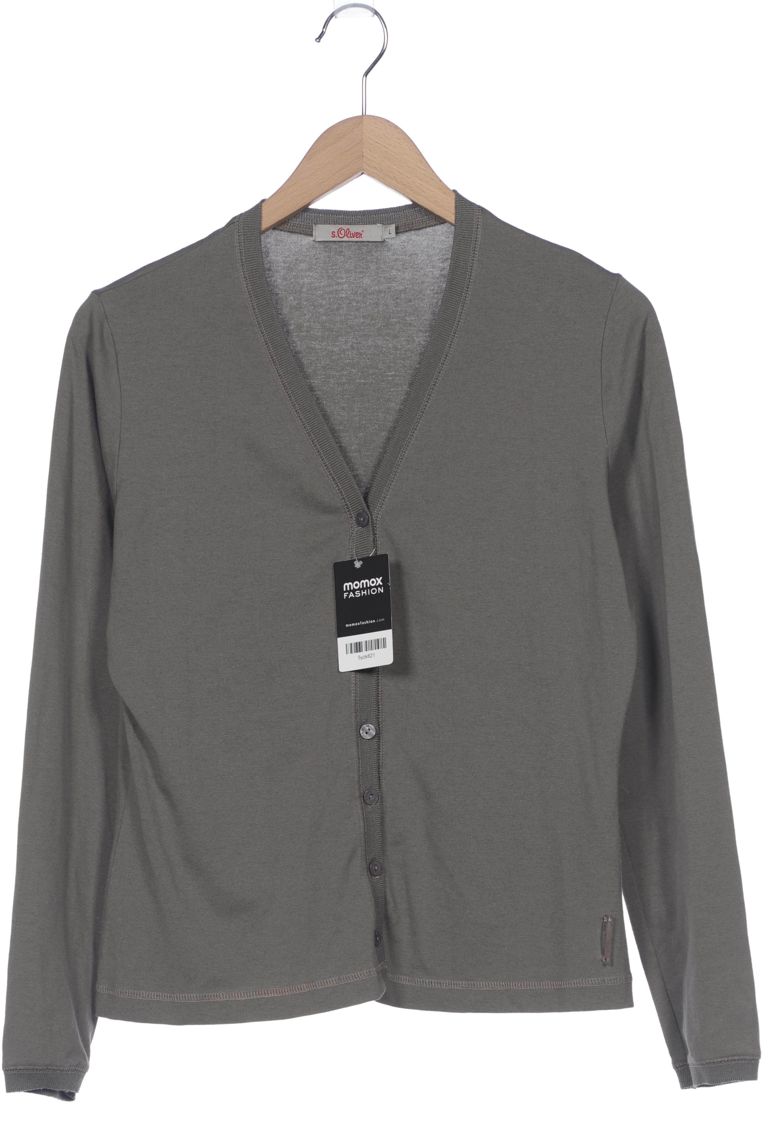 

s.Oliver Damen Strickjacke, grün, Gr. 42