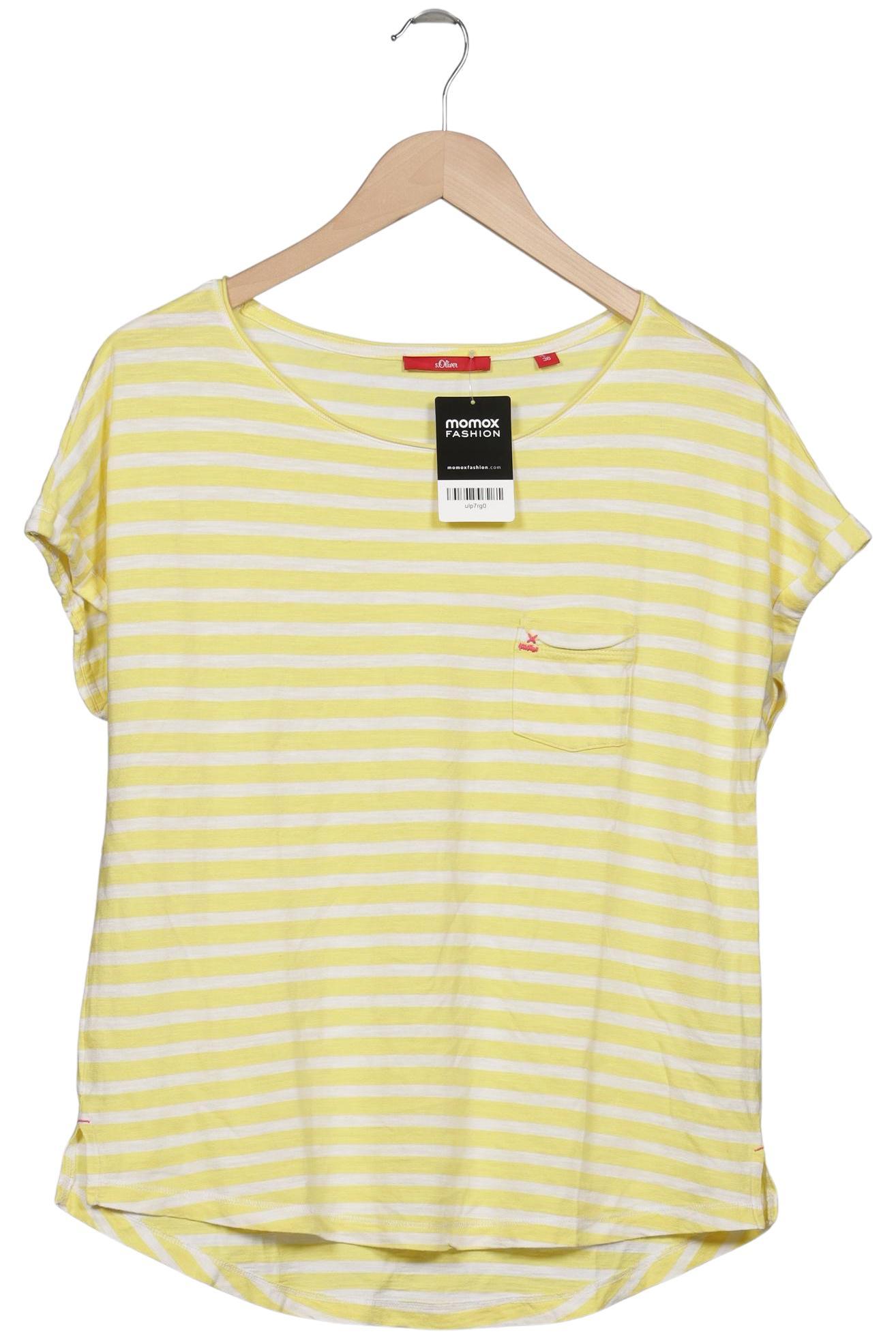 

s.Oliver Damen T-Shirt, gelb, Gr. 36