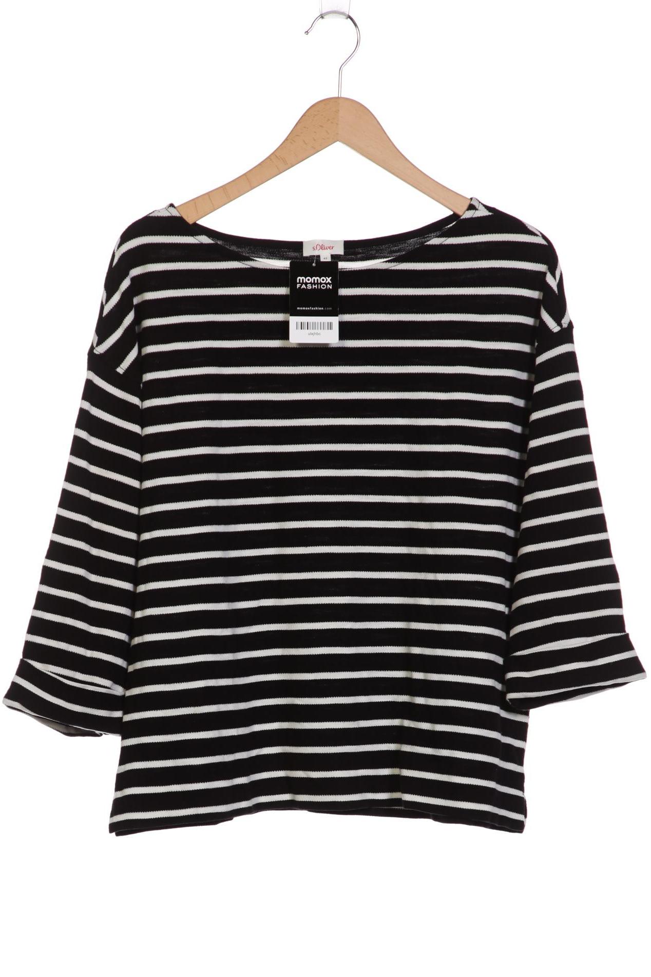 

s.Oliver Damen Langarmshirt, schwarz, Gr. 42