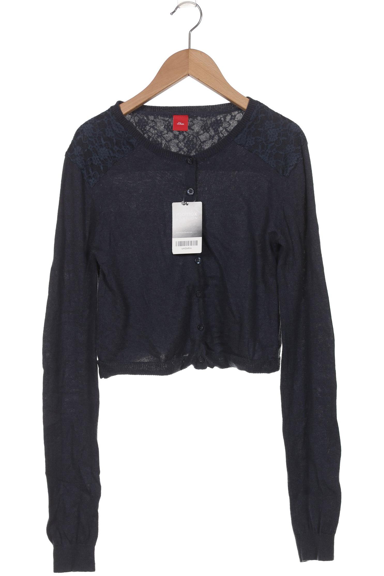 

s.Oliver Damen Strickjacke, marineblau, Gr. 44