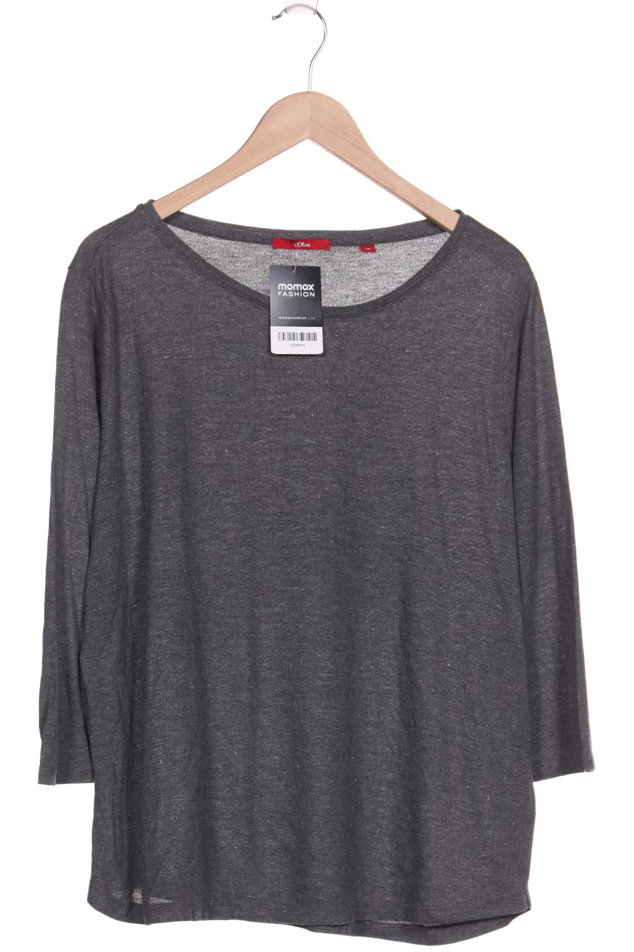 

s.Oliver Damen Langarmshirt, grau, Gr. 46
