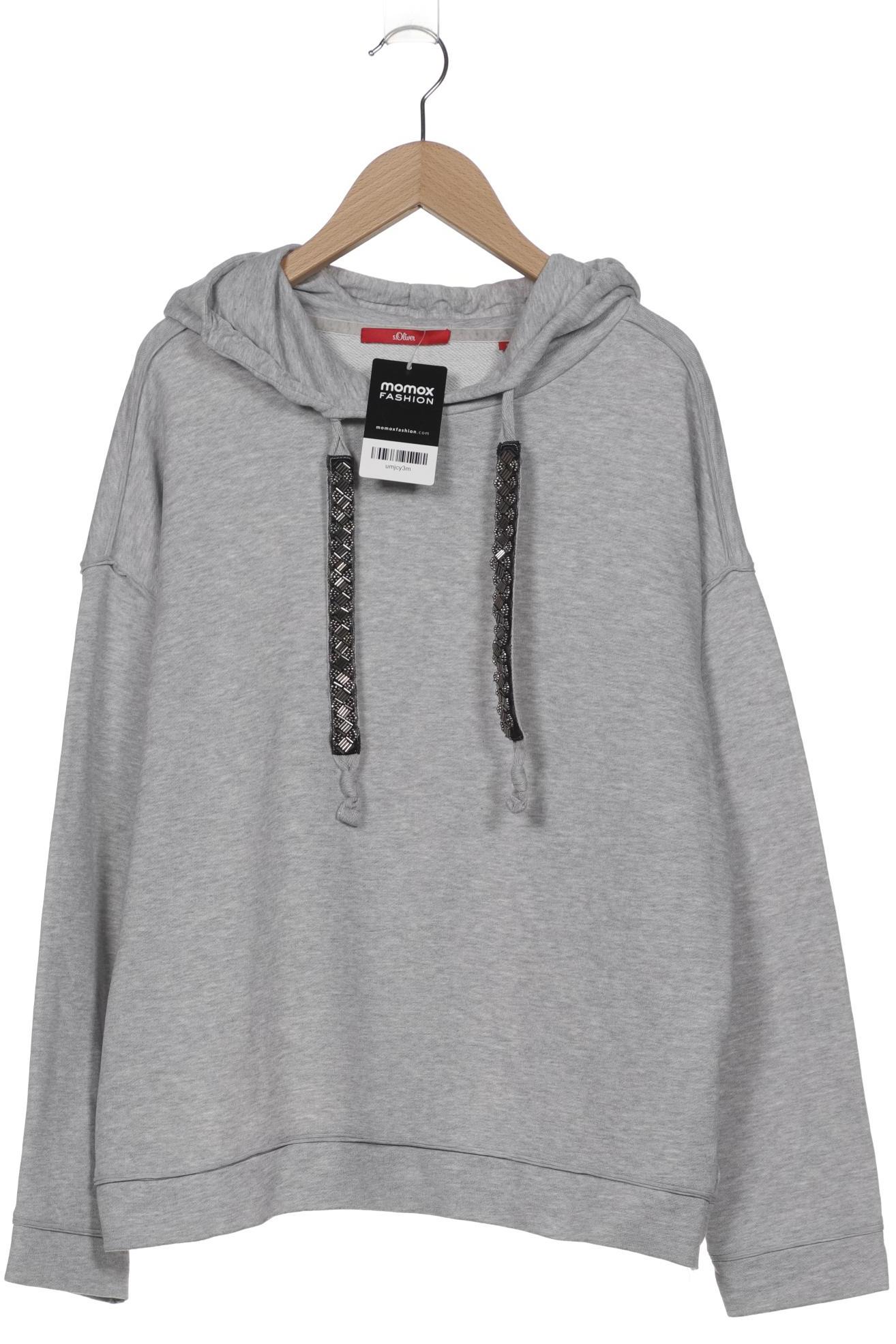 

s.Oliver Damen Kapuzenpullover, grau, Gr. 36