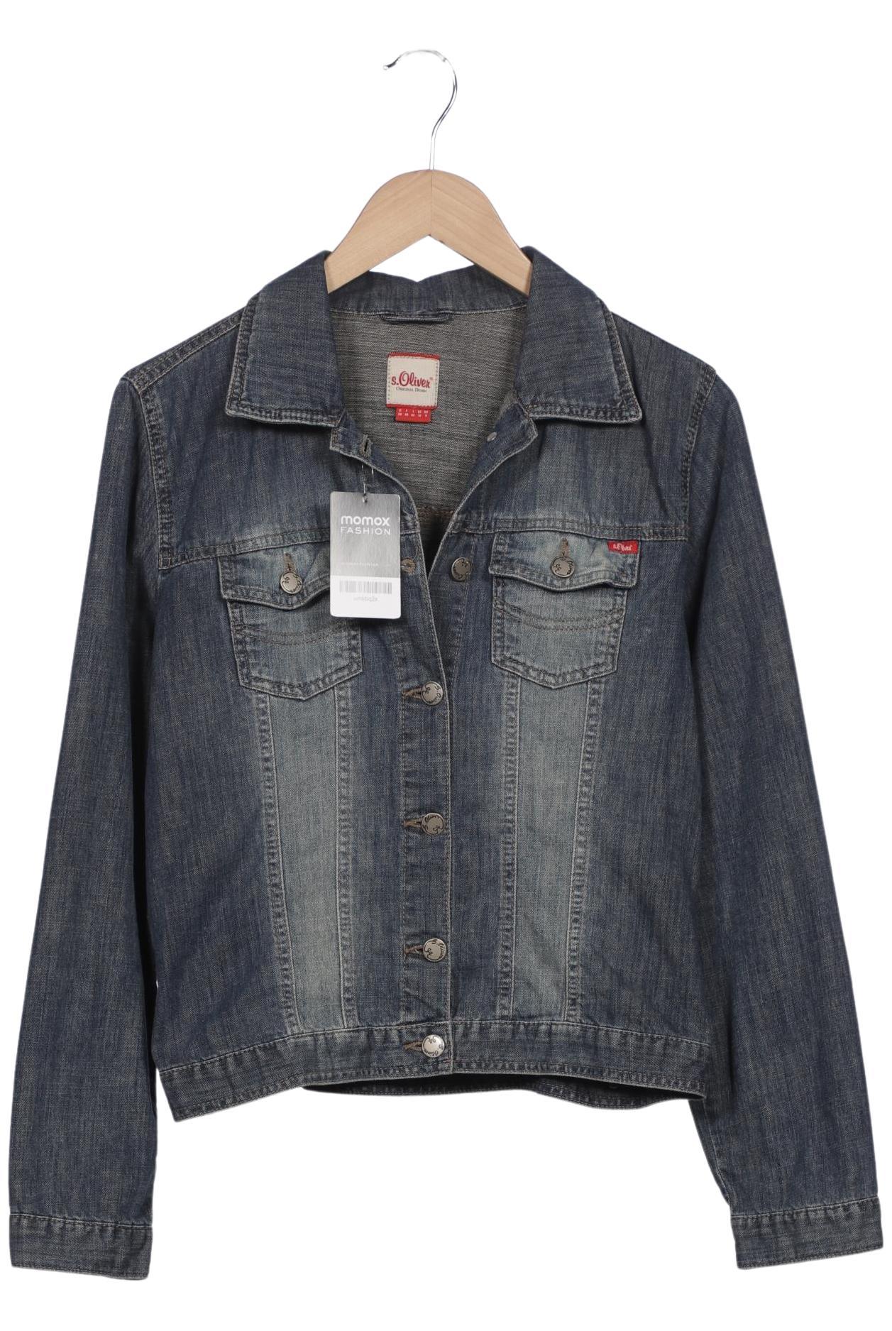 

s.Oliver Damen Jacke, blau, Gr. 38
