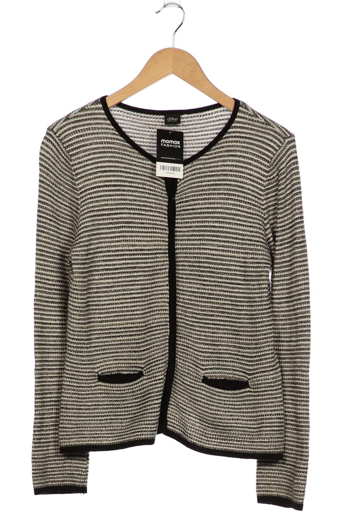 

s.Oliver Damen Strickjacke, grau, Gr. 40