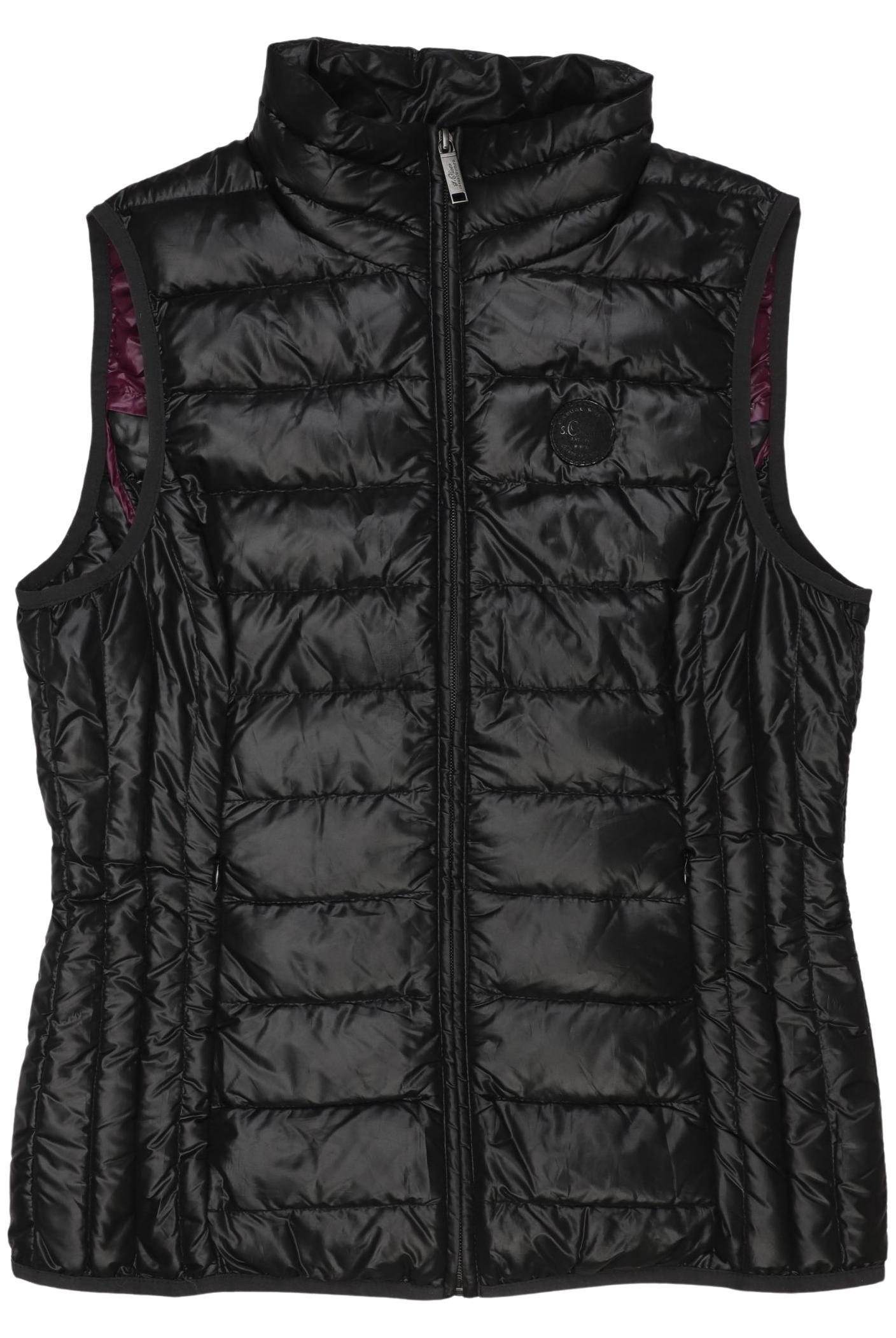 

s.Oliver Damen Weste, schwarz, Gr. 38