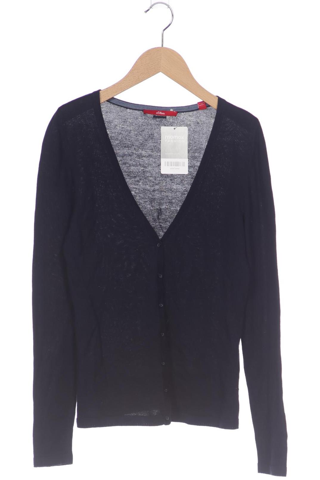 

s.Oliver Damen Strickjacke, marineblau, Gr. 34
