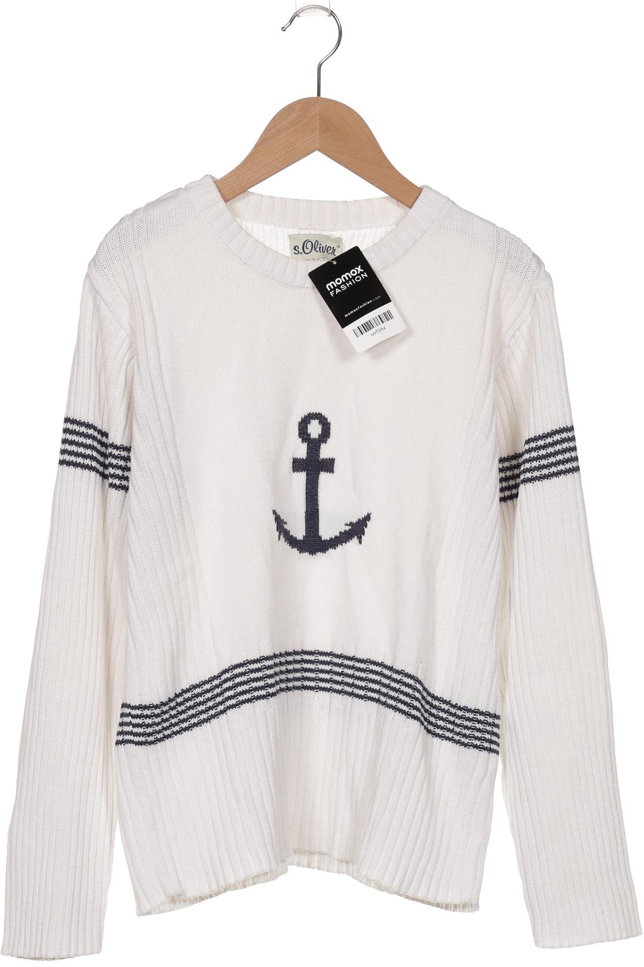 

s.Oliver Damen Pullover, weiß, Gr. 36