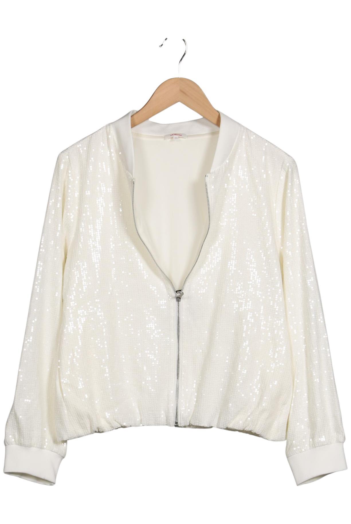 

s.Oliver Damen Jacke, cremeweiß, Gr. 40