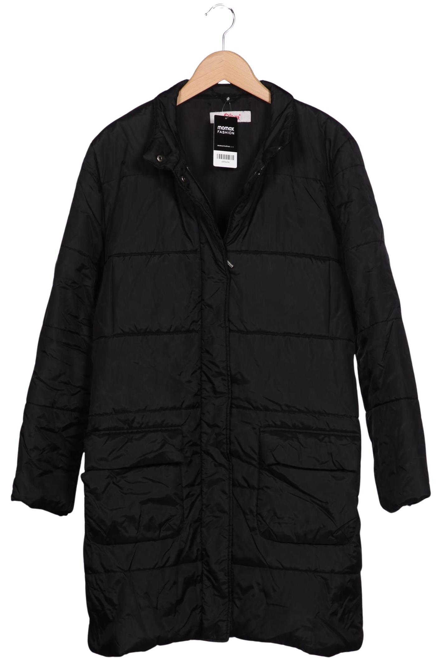 

s.Oliver Damen Mantel, schwarz, Gr. 42