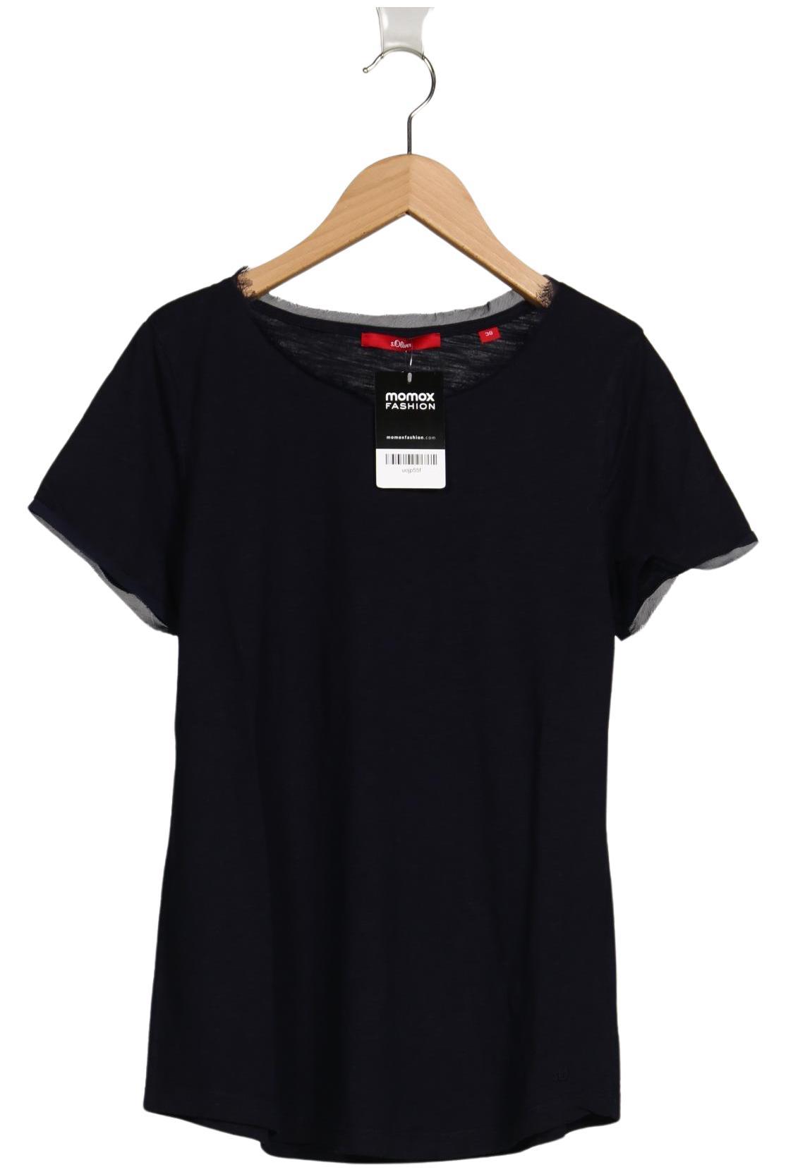 

s.Oliver Damen T-Shirt, marineblau, Gr. 38
