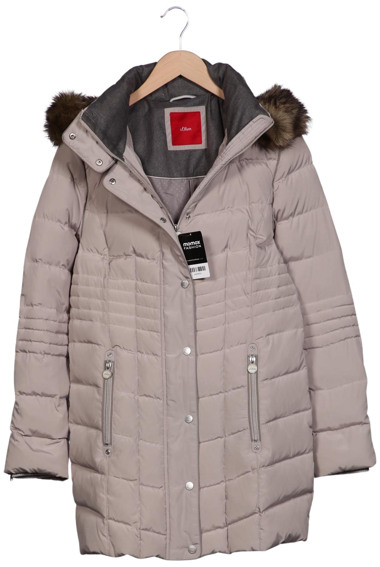 

s.Oliver Damen Mantel, beige, Gr. 40