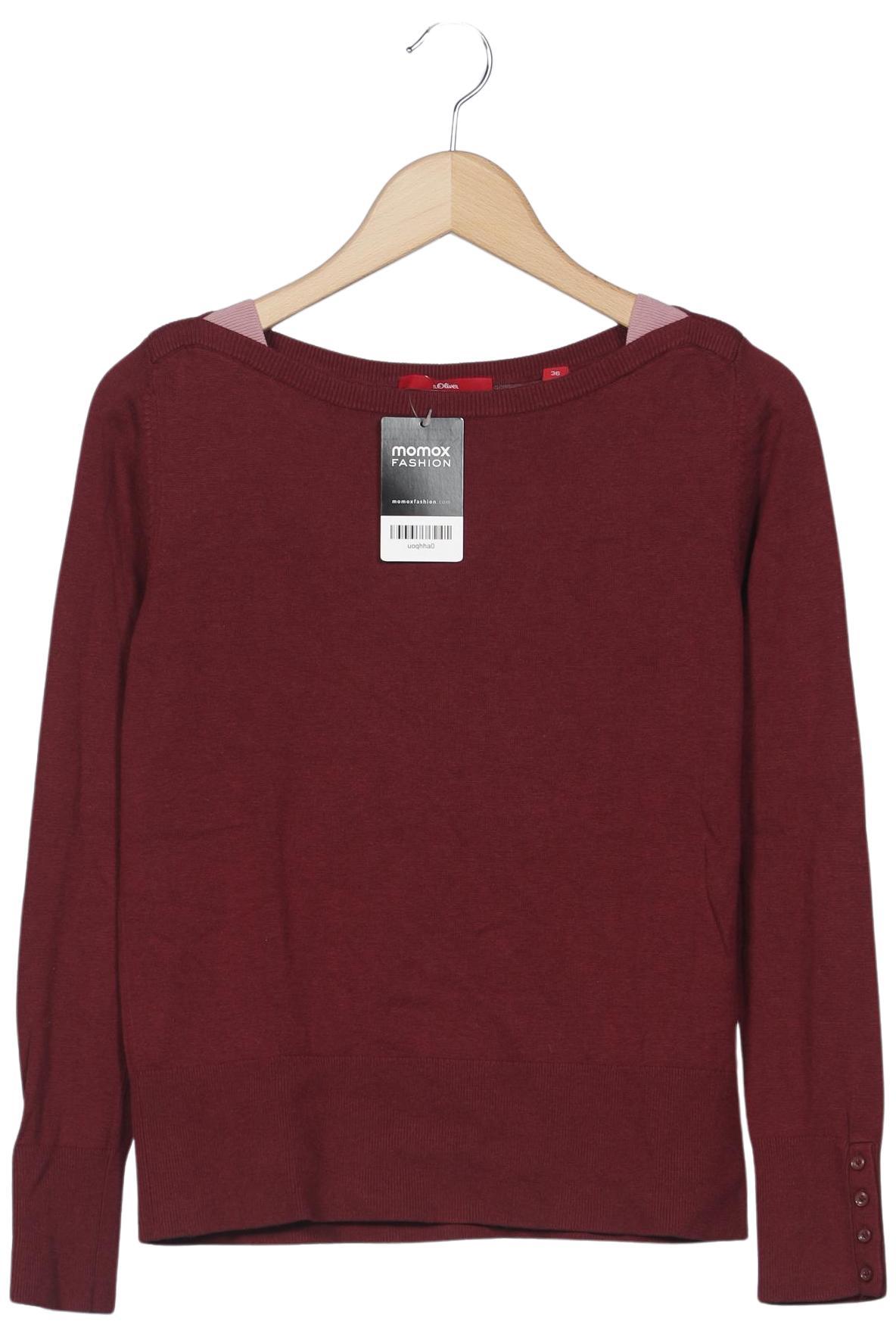 

s.Oliver Damen Pullover, bordeaux, Gr. 36