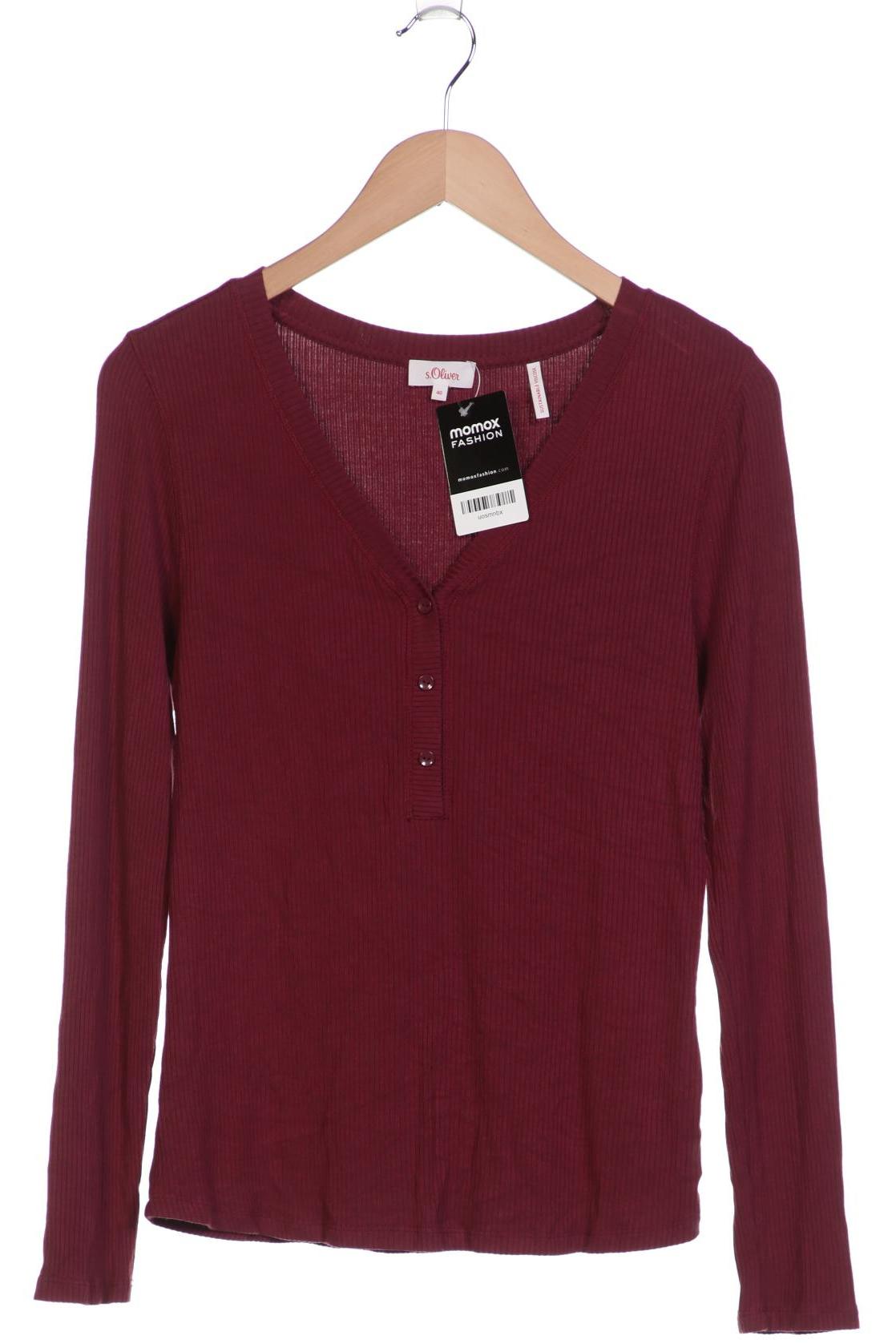 

s.Oliver Damen Langarmshirt, bordeaux, Gr. 40