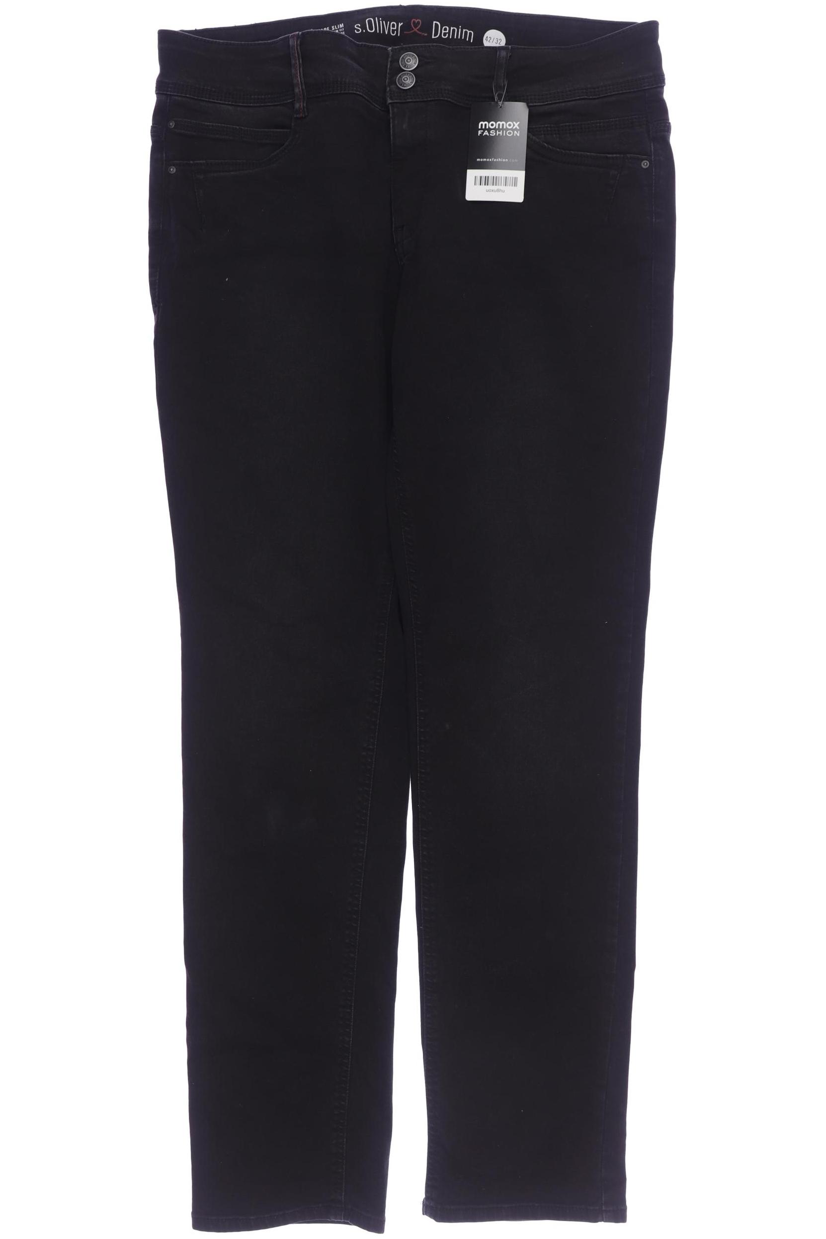 

s.Oliver Damen Jeans, schwarz, Gr. 42