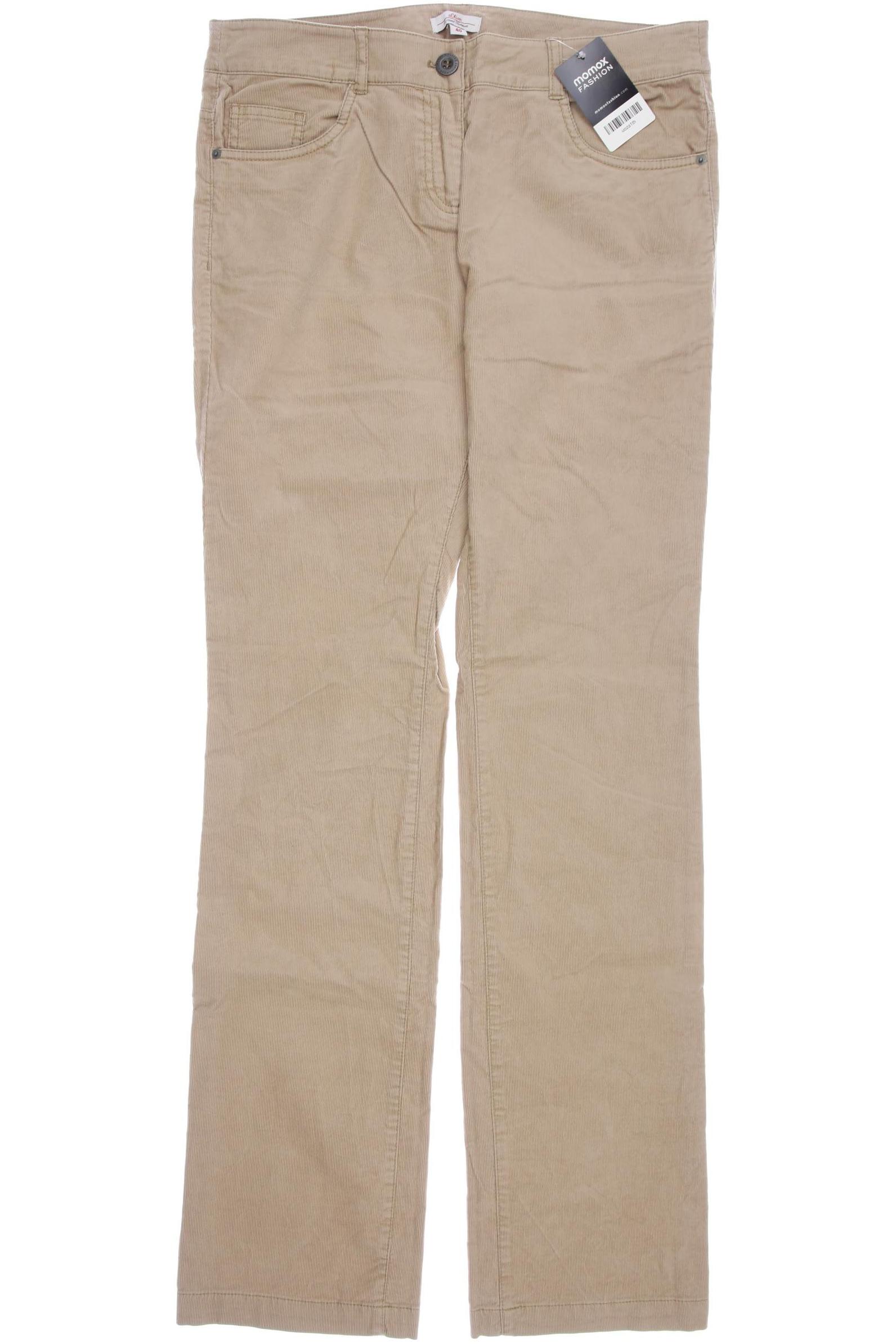 

s.Oliver Damen Stoffhose, beige, Gr. 40