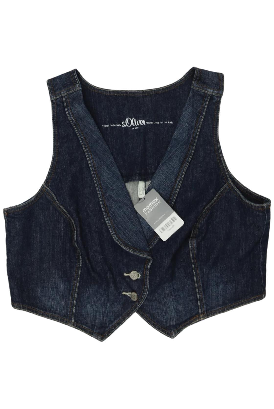 

s.Oliver Damen Weste, marineblau, Gr. 44