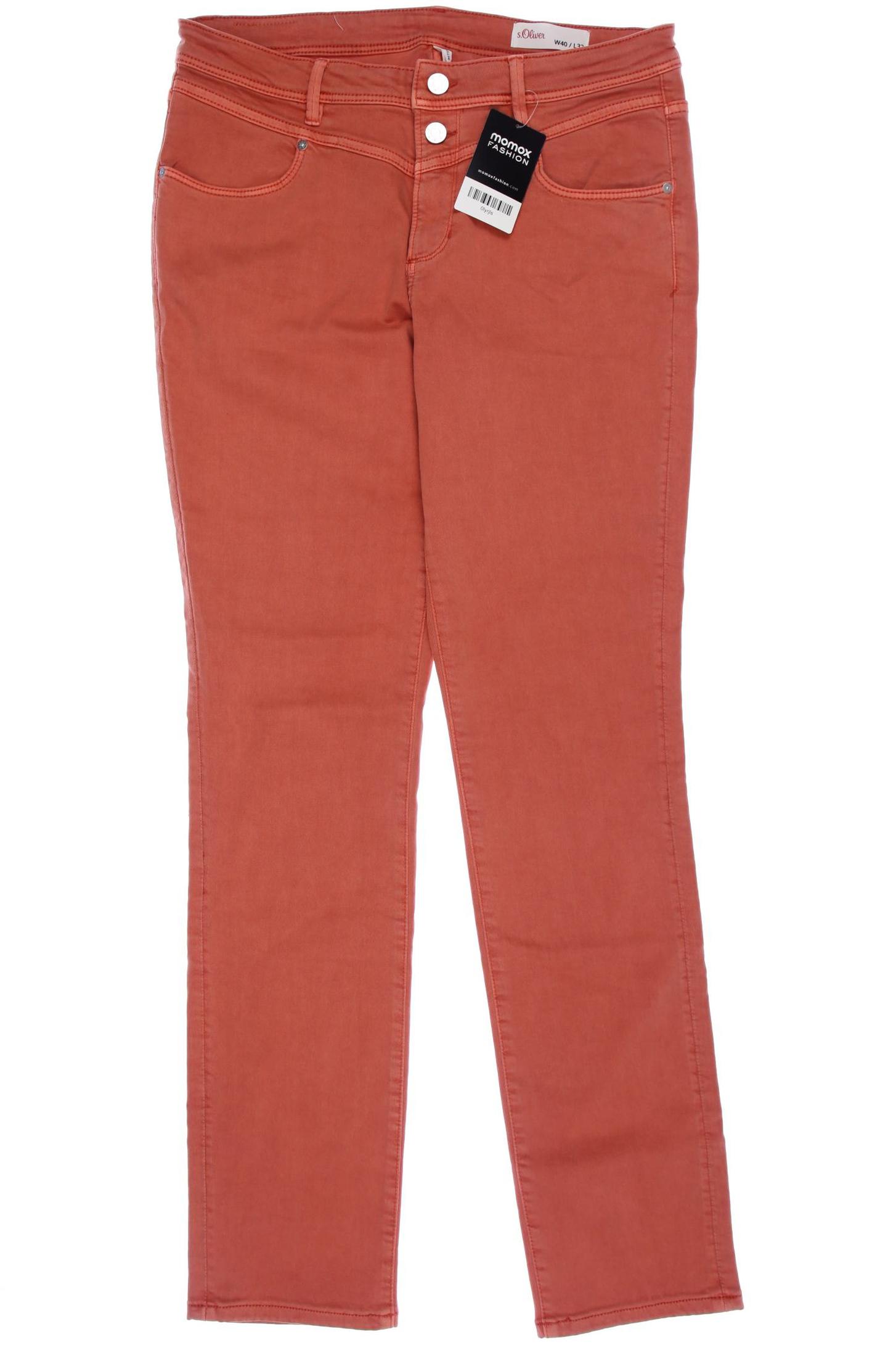 

s.Oliver Damen Jeans, orange, Gr. 40