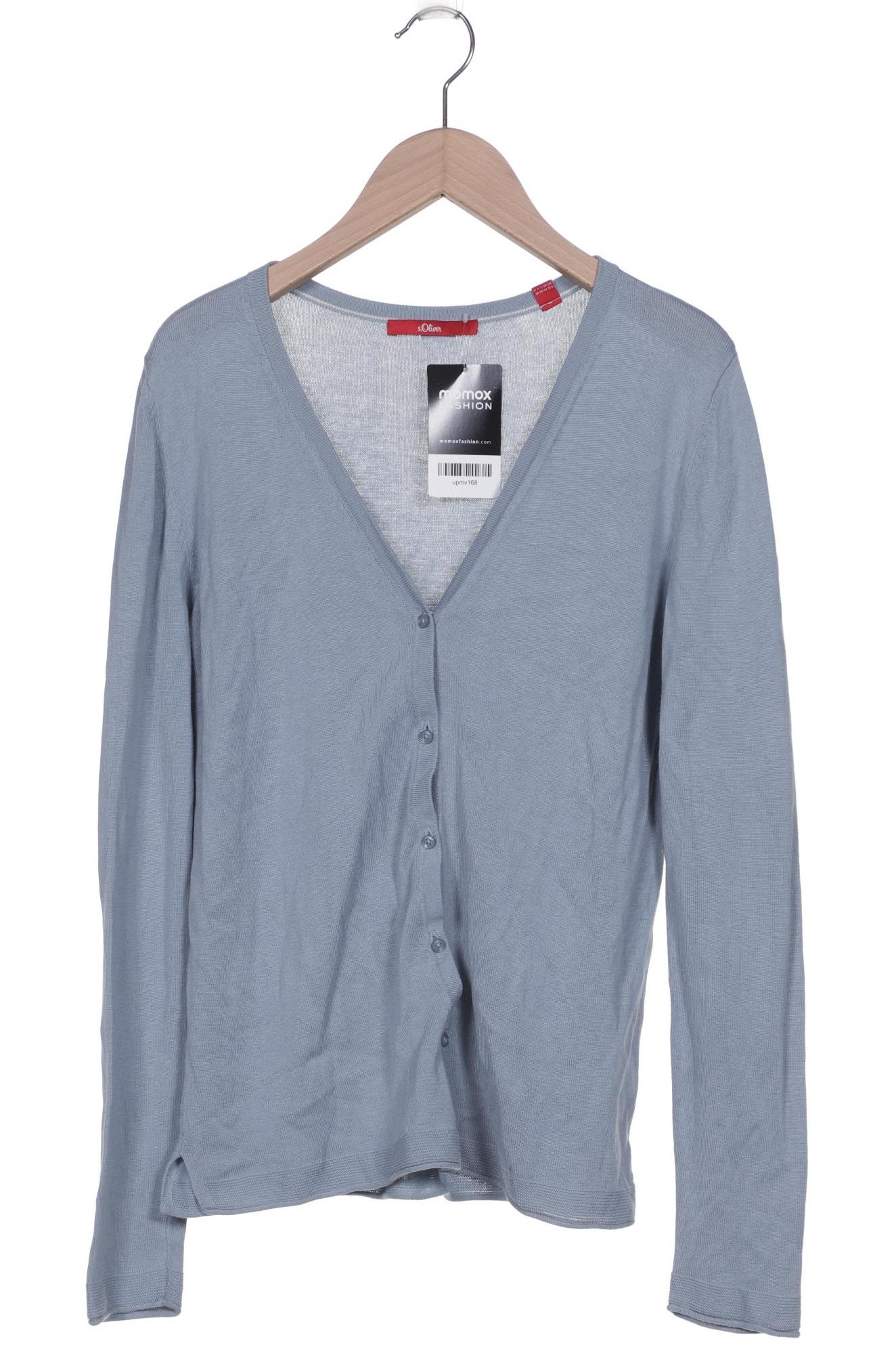 

s.Oliver Damen Strickjacke, hellblau