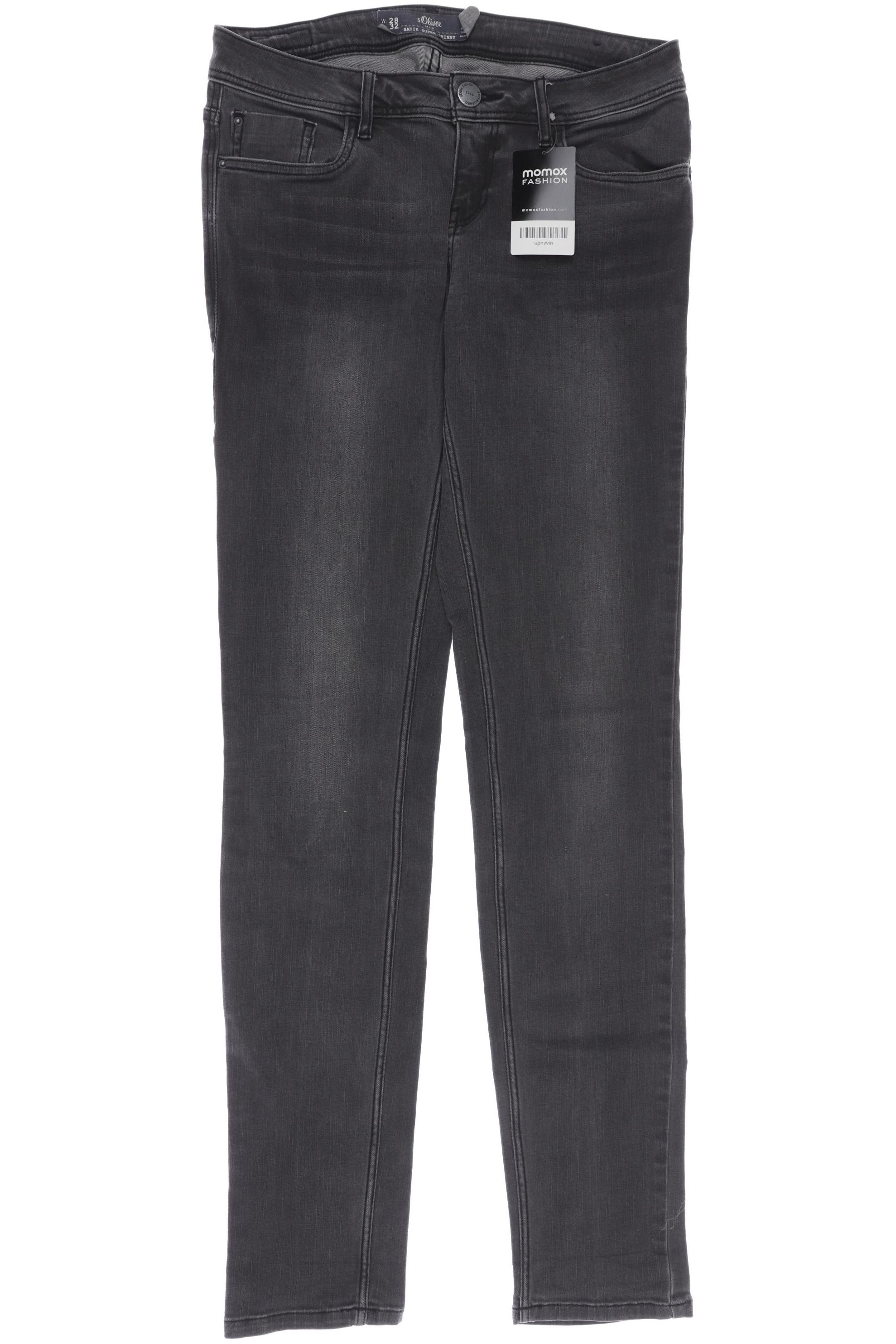 

s.Oliver Damen Jeans, grau, Gr. 28