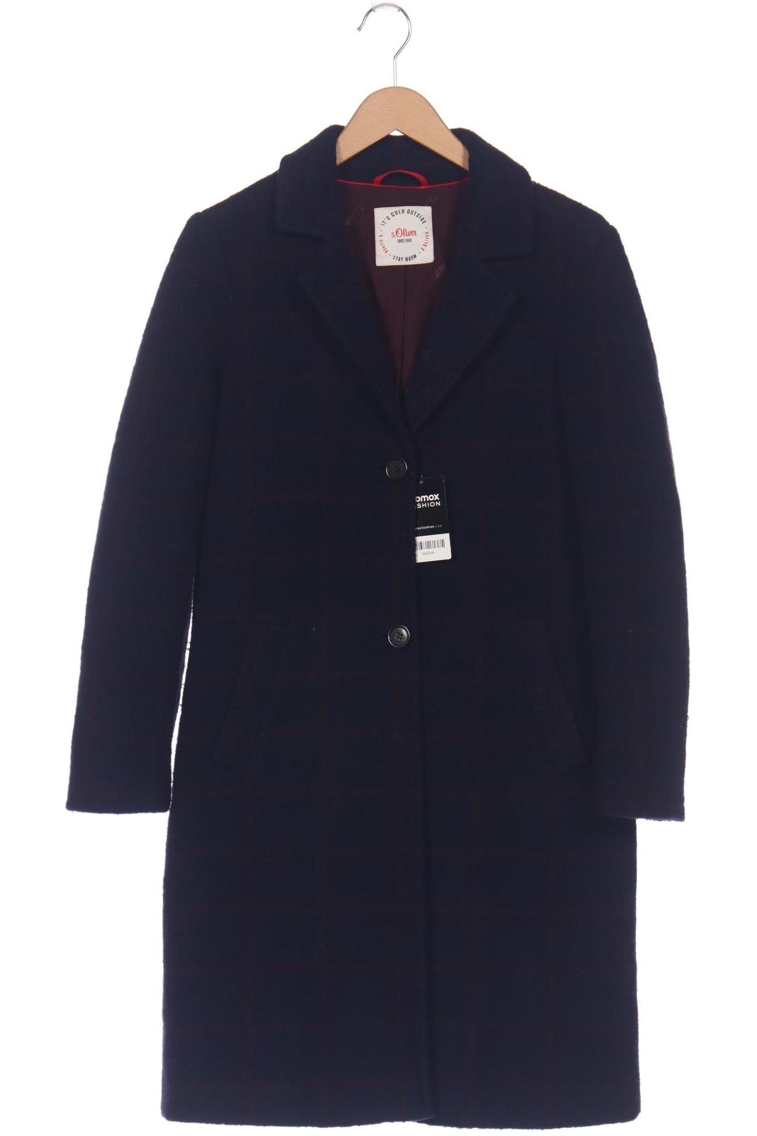 

s.Oliver Damen Mantel, marineblau, Gr. 36