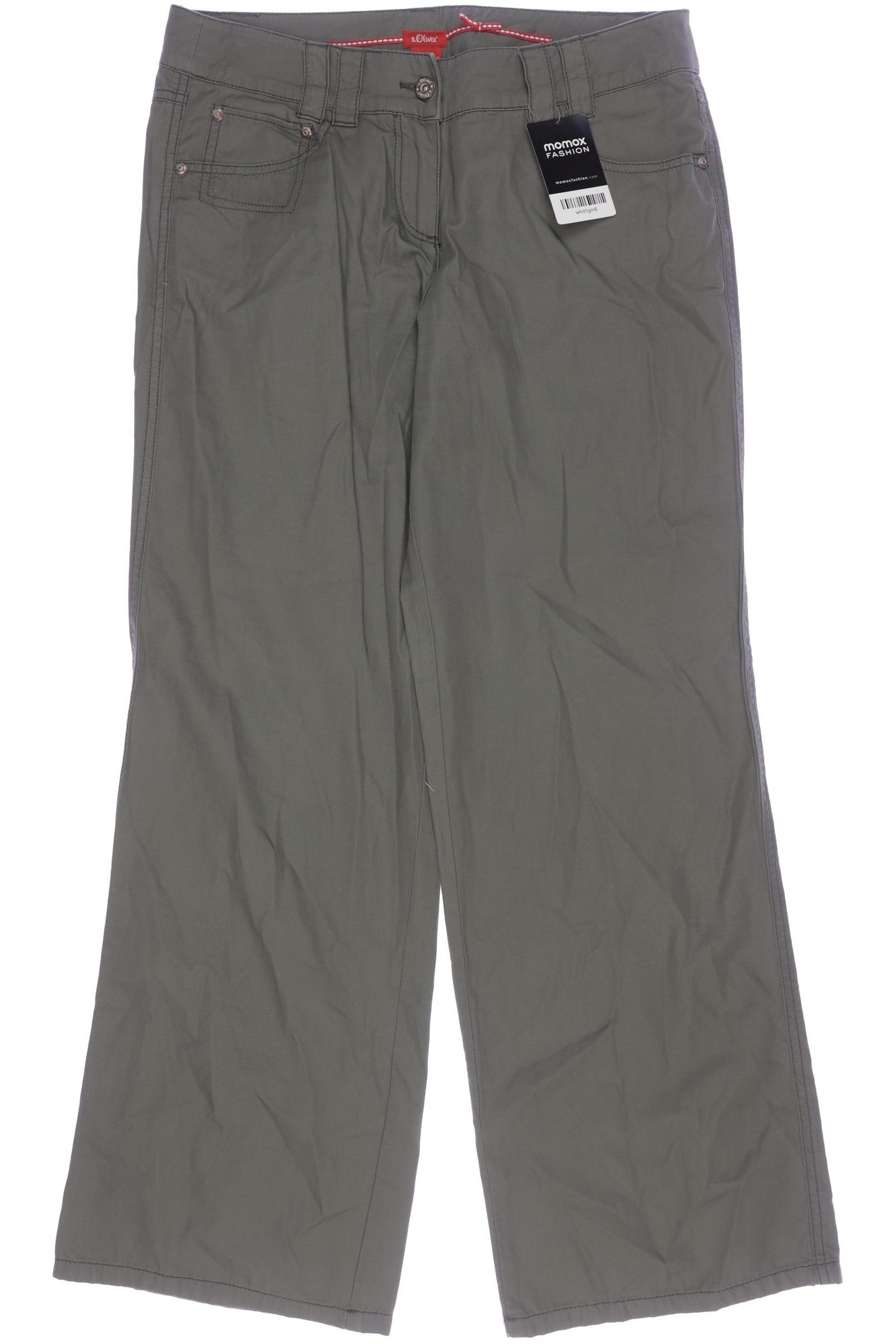 

s.Oliver Damen Stoffhose, grün, Gr. 40