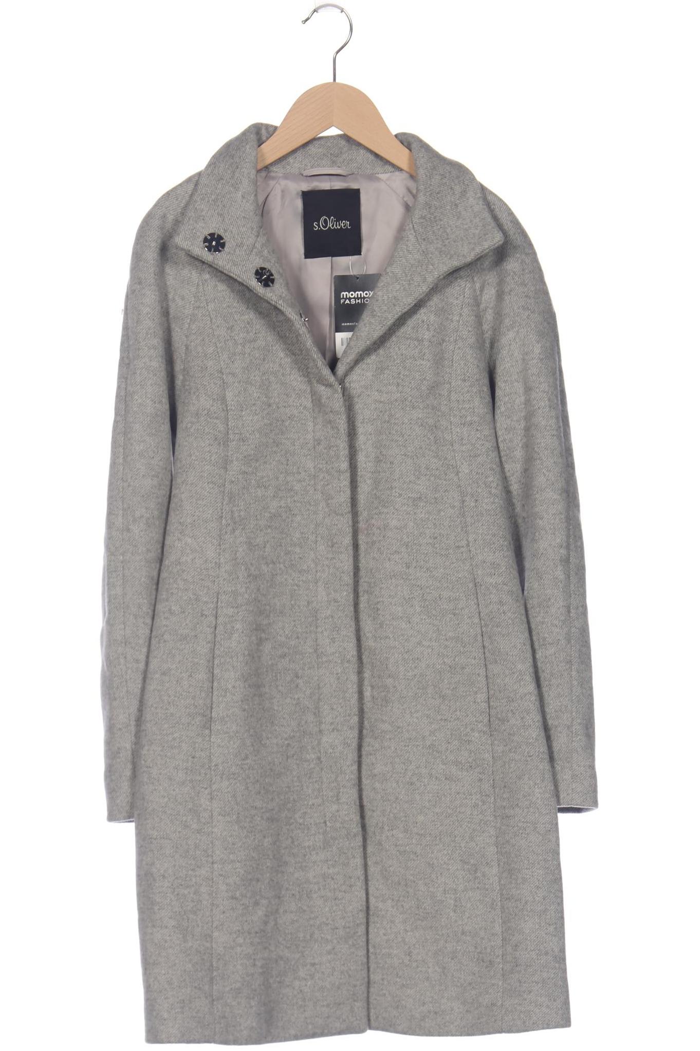 

s.Oliver Damen Mantel, grau, Gr. 34