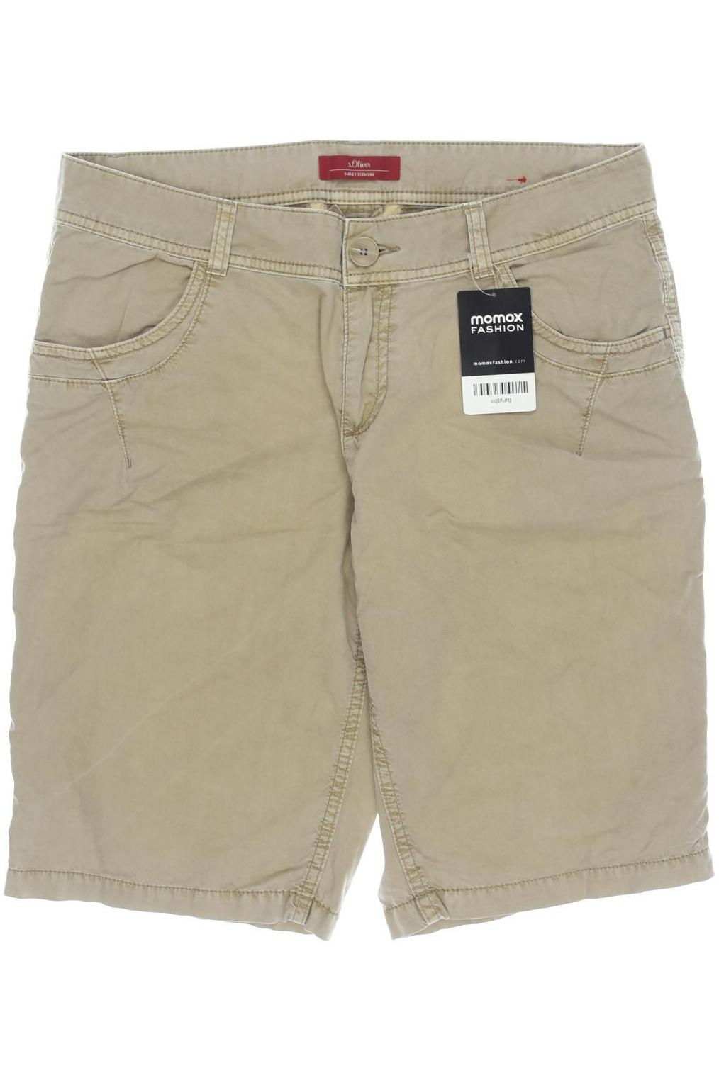 

s.Oliver Damen Shorts, beige, Gr. 38