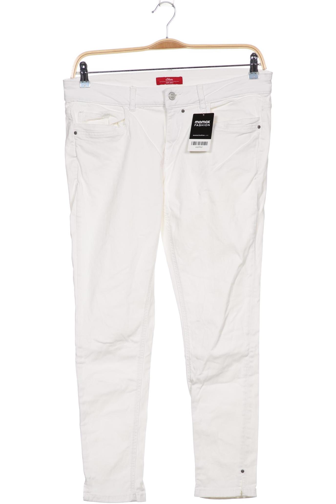

s.Oliver Damen Jeans, weiß, Gr. 40