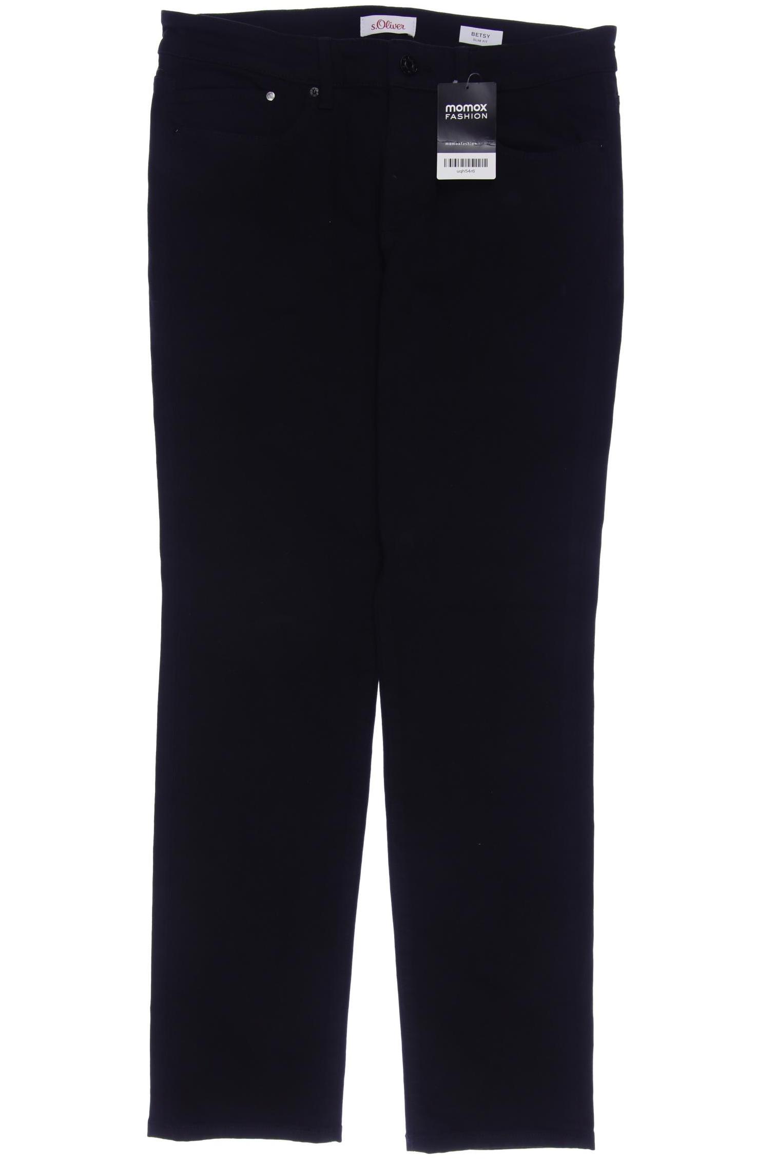 

s.Oliver Damen Jeans, schwarz