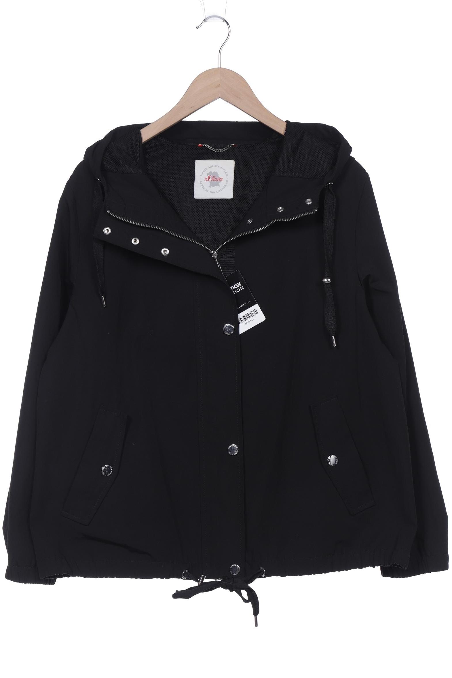 

s.Oliver Damen Jacke, schwarz, Gr. 46