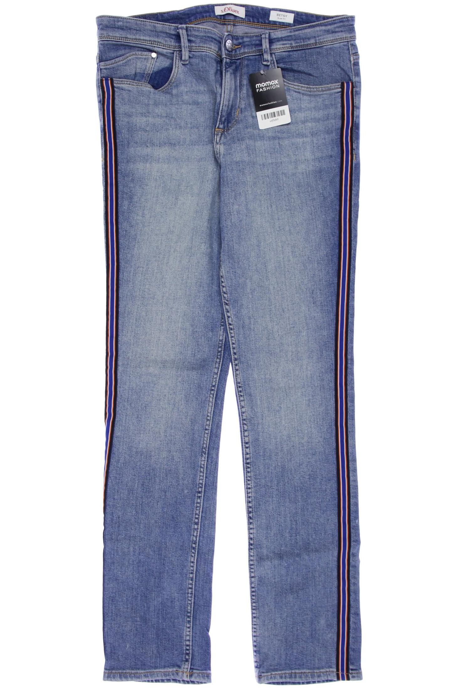 

s.Oliver Damen Jeans, blau