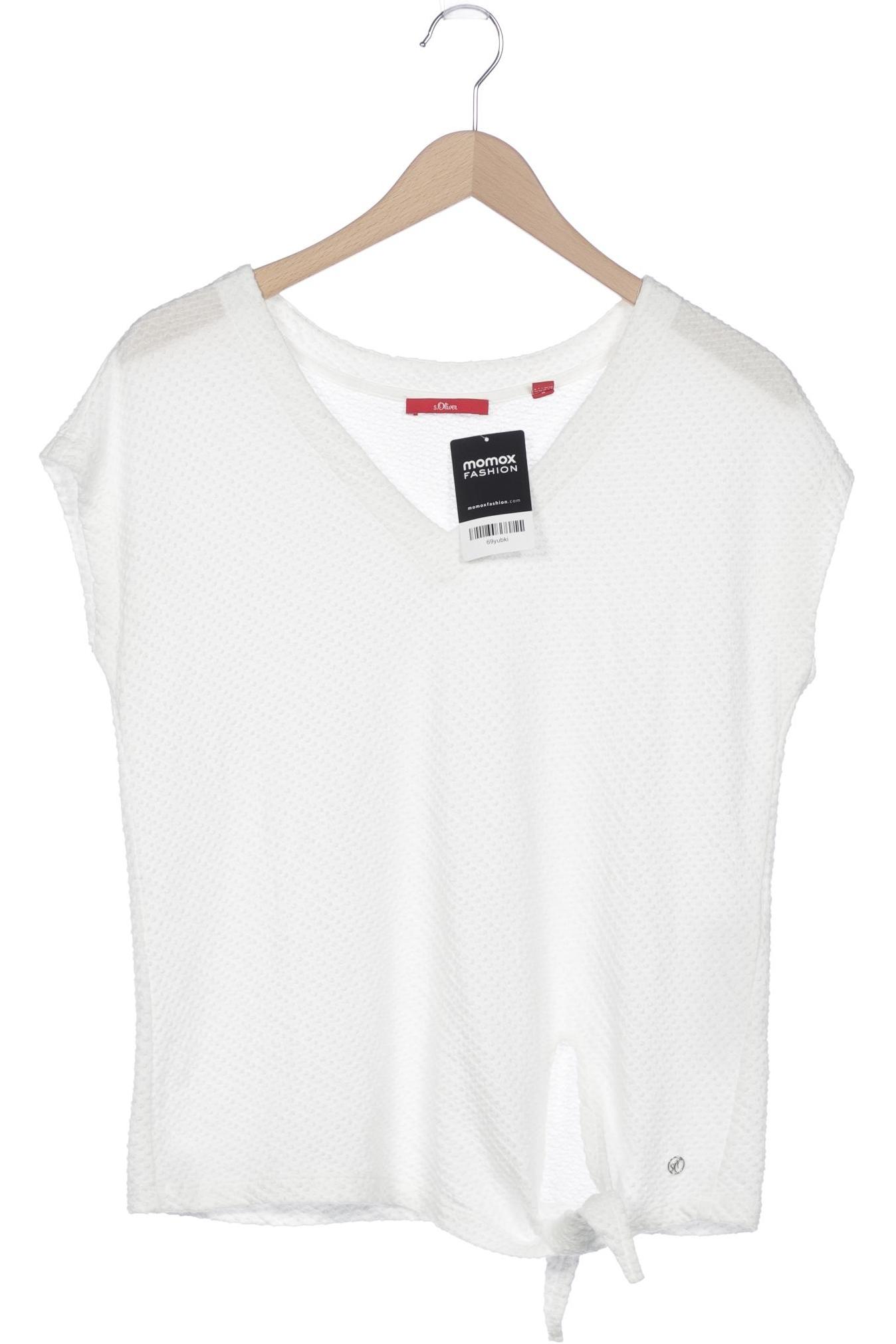 

s.Oliver Damen T-Shirt, weiß, Gr. 32