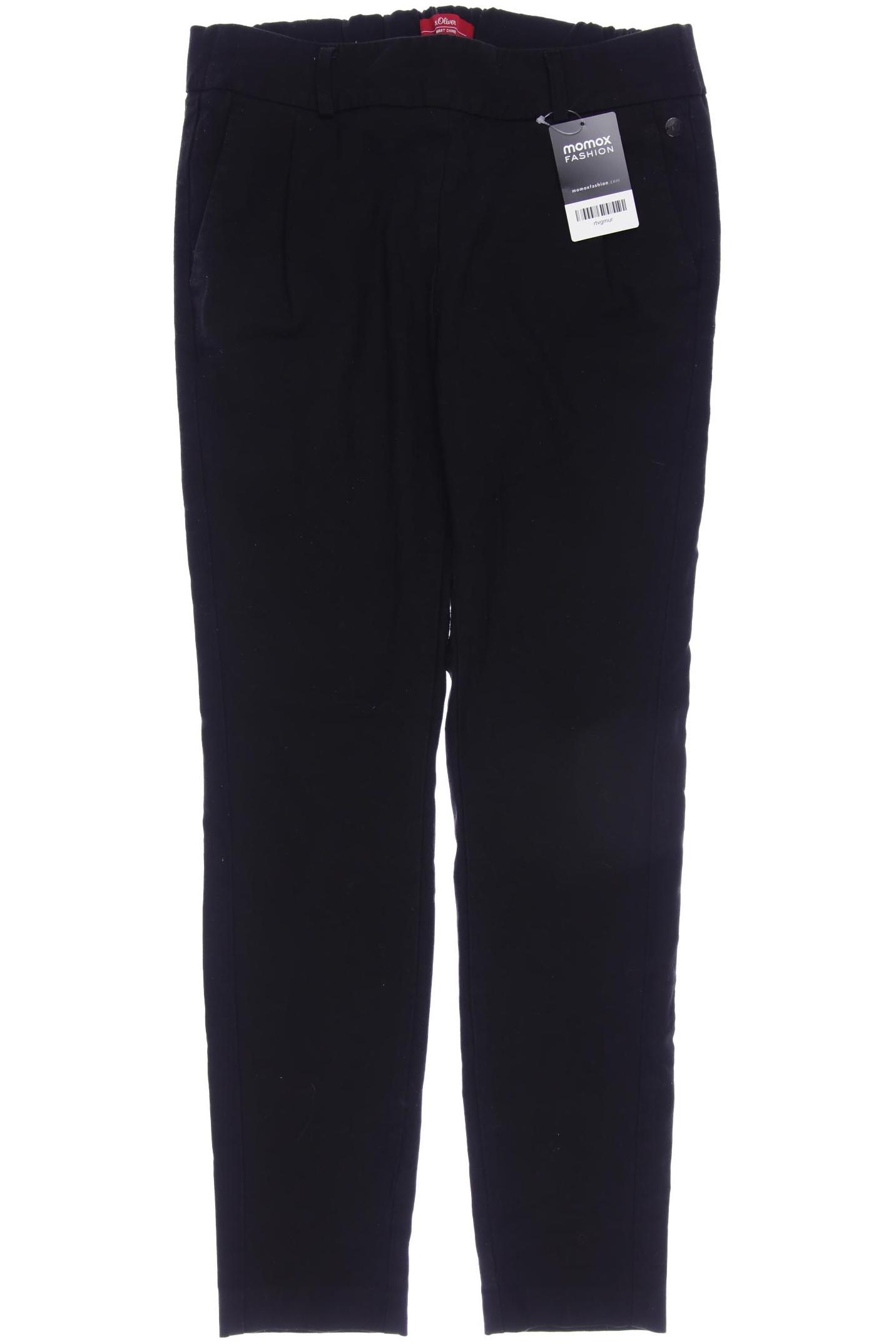 

s.Oliver Damen Stoffhose, schwarz, Gr. 34