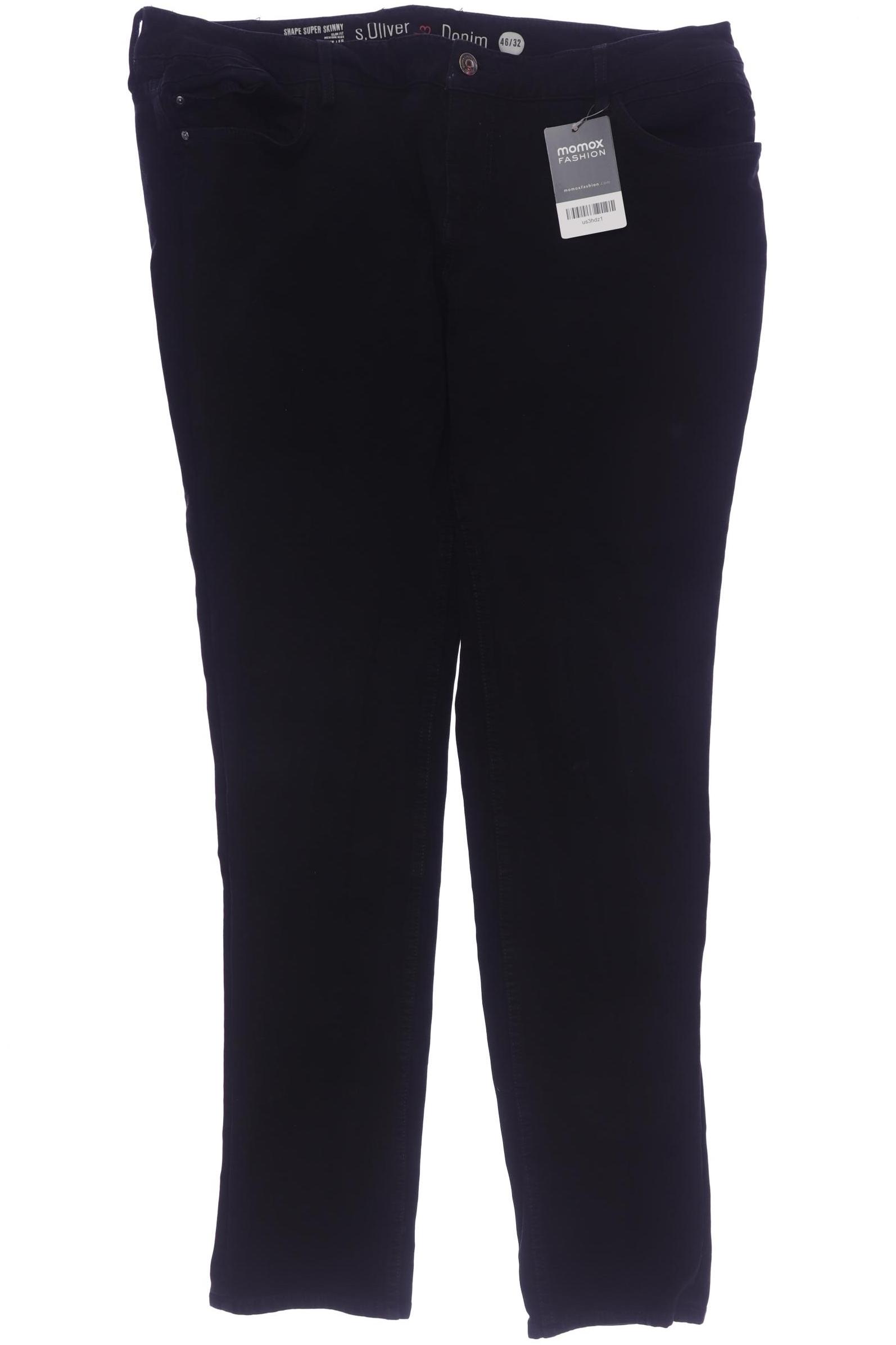 

s.Oliver Damen Jeans, schwarz, Gr. 46