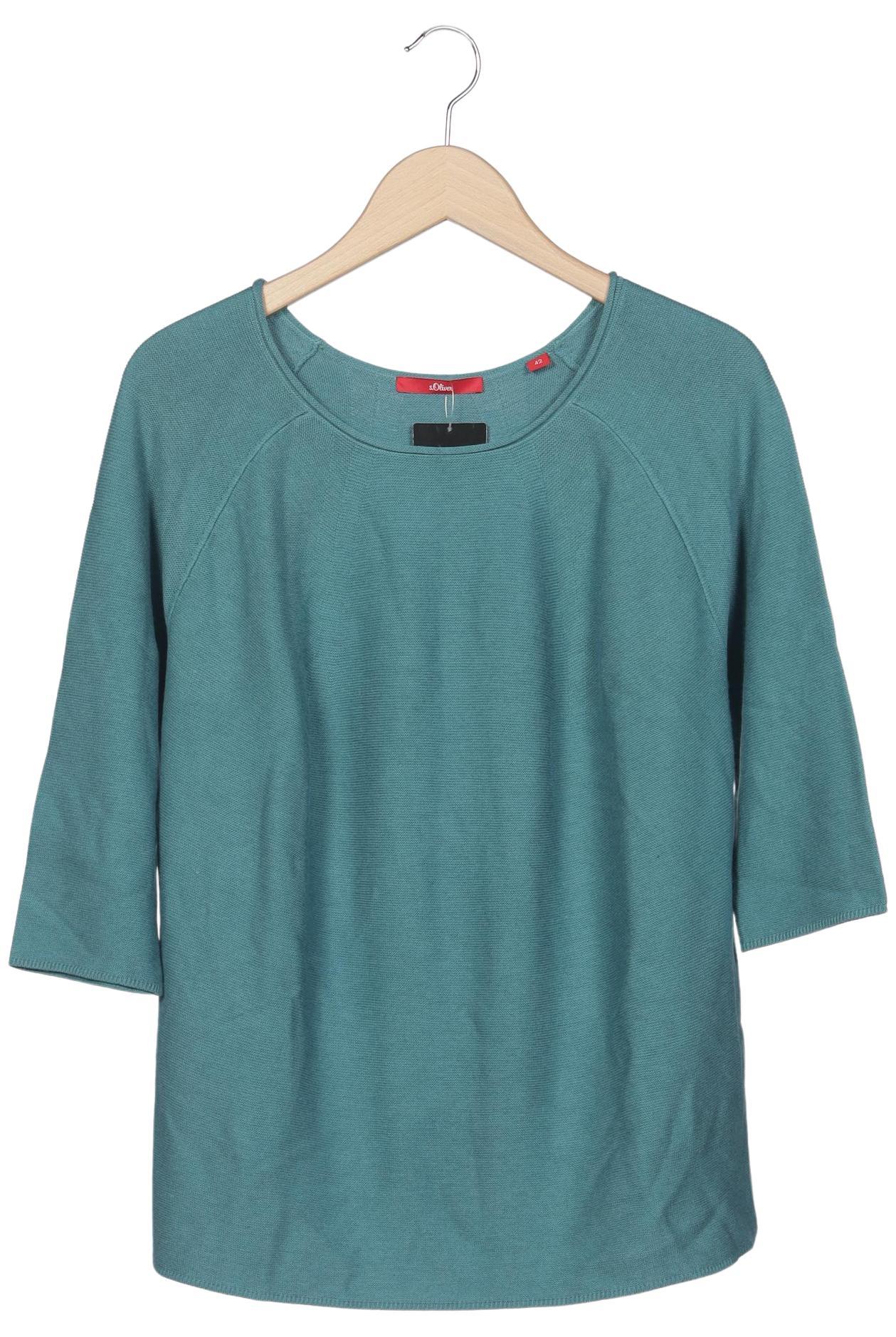 

s.Oliver Damen Pullover, türkis, Gr. 42