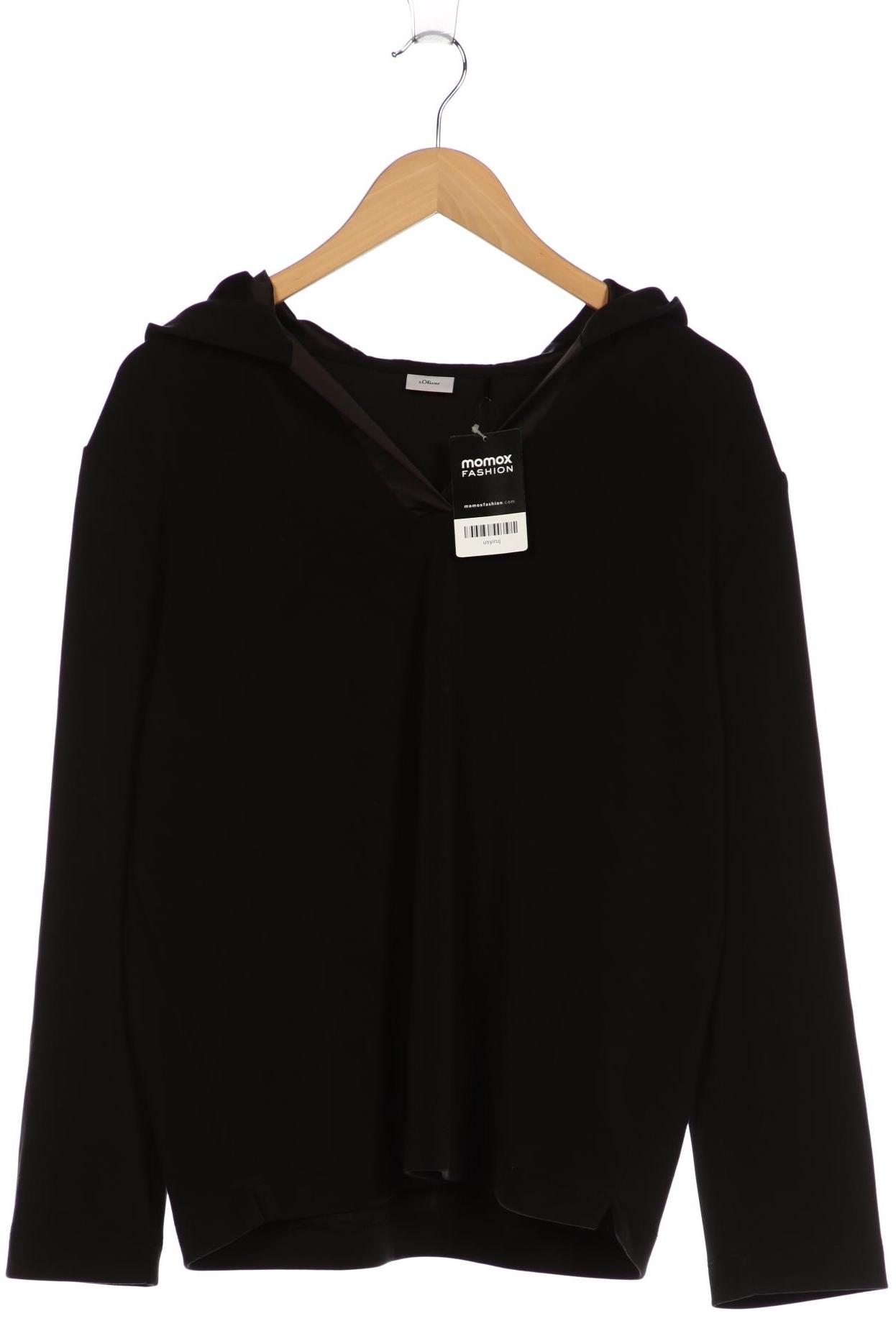 

s.Oliver Damen Kapuzenpullover, schwarz, Gr. 40