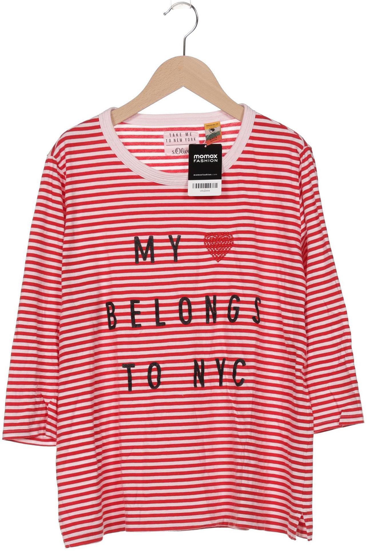 

s.Oliver Damen Langarmshirt, rot, Gr. 42