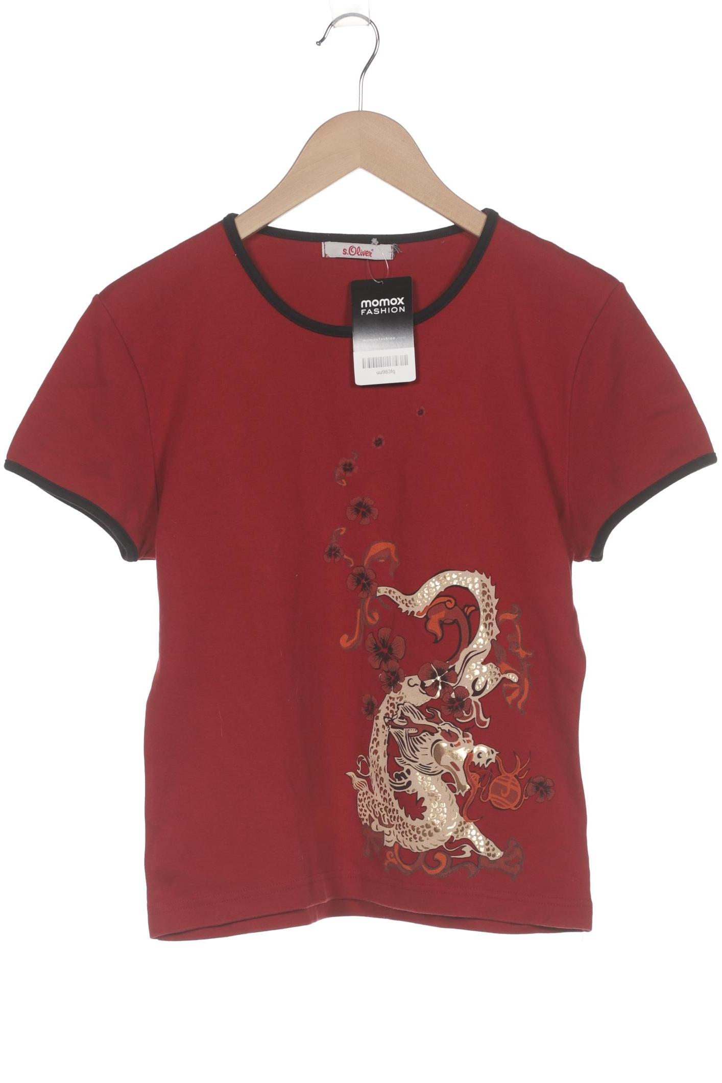 

s.Oliver Damen T-Shirt, rot, Gr. 38