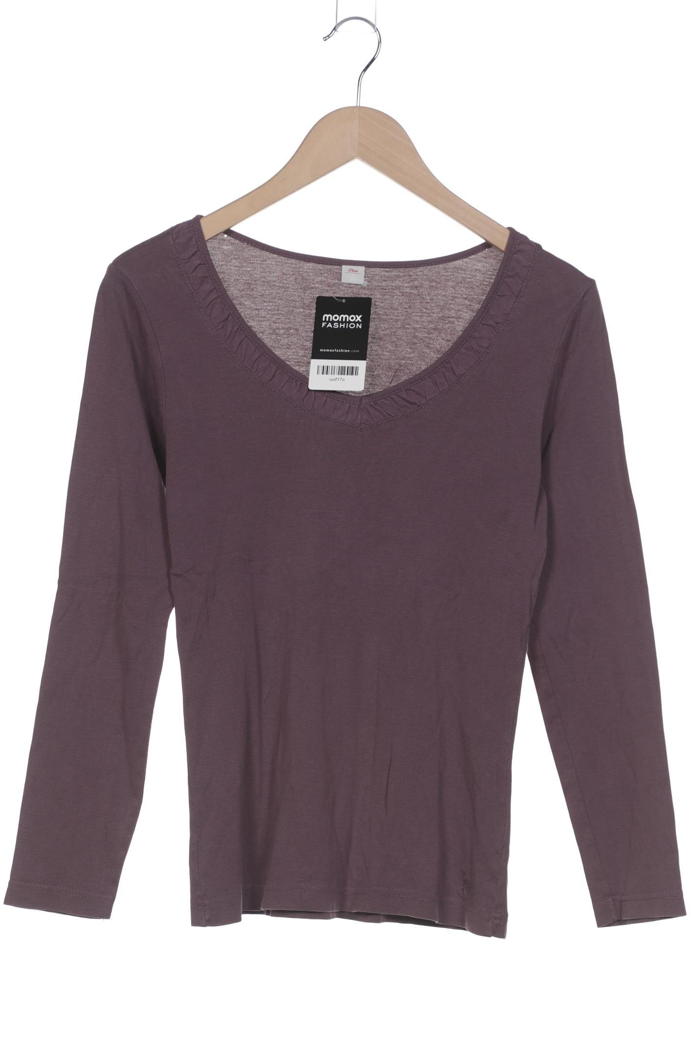 

s.Oliver Damen Langarmshirt, flieder, Gr. 38