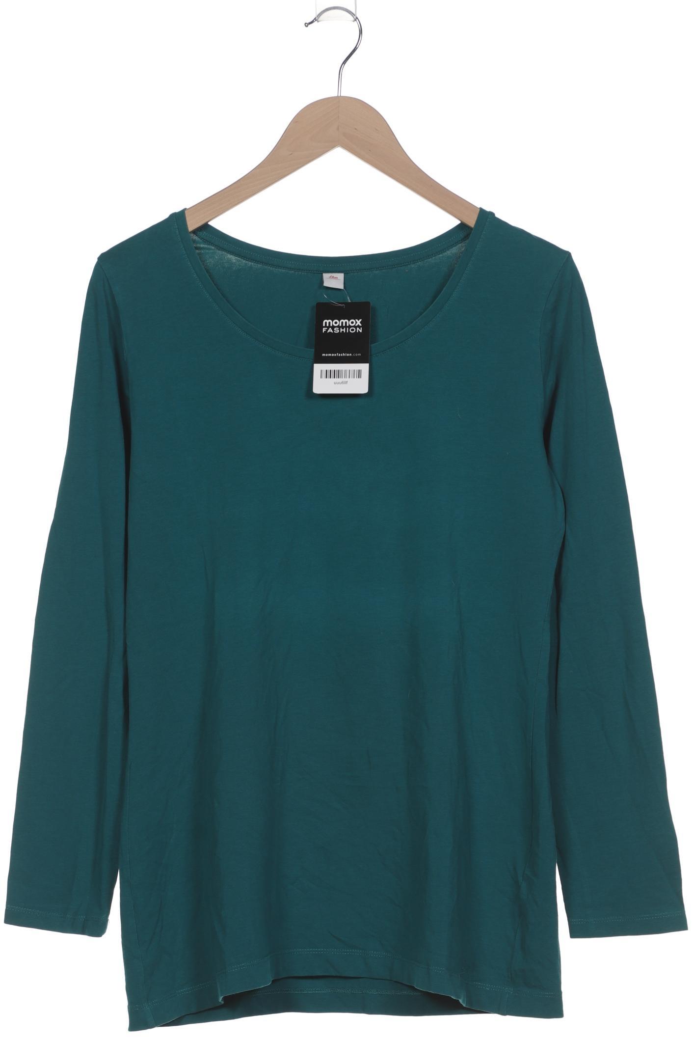 

s.Oliver Damen Langarmshirt, türkis, Gr. 44