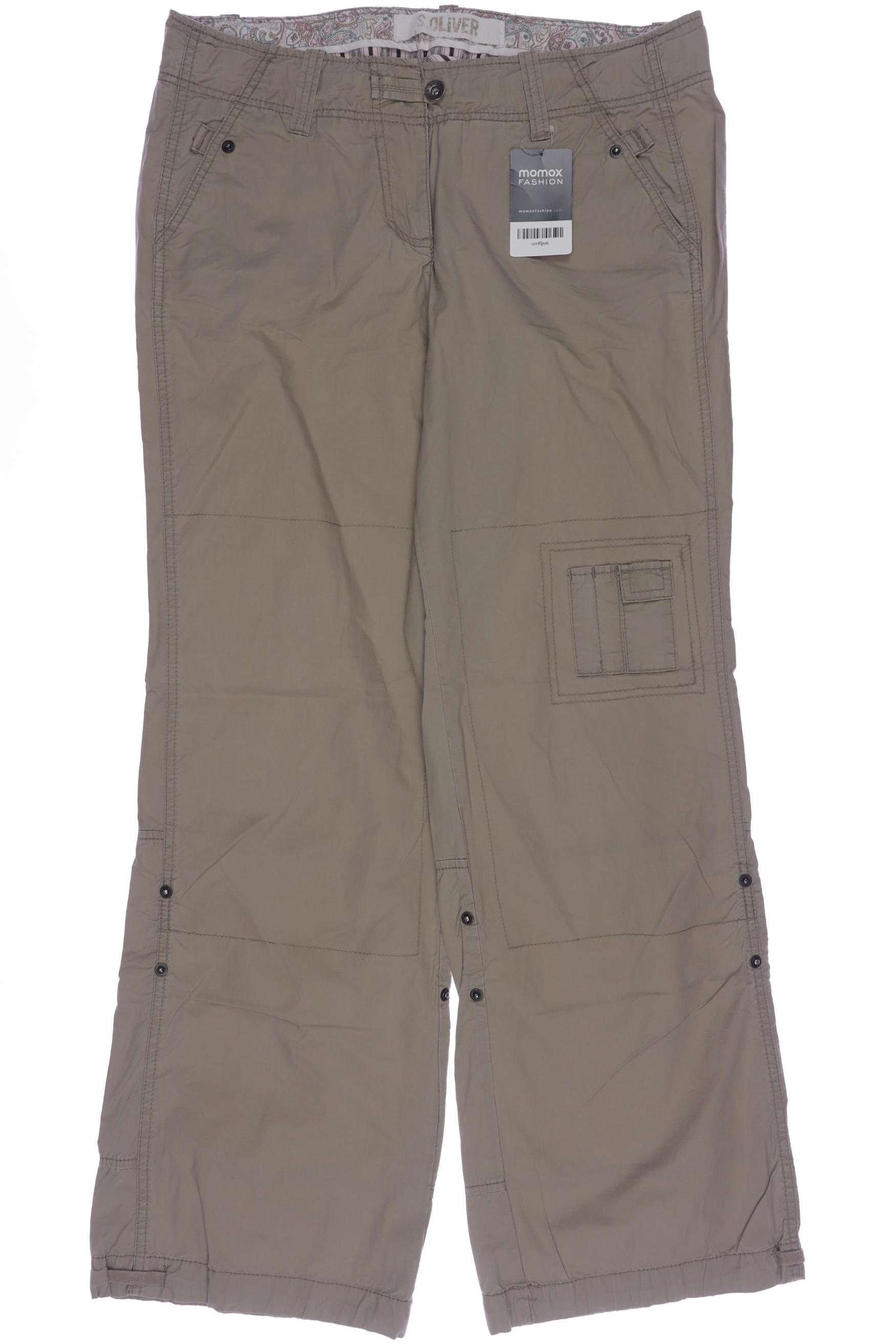 

s.Oliver Damen Stoffhose, beige, Gr. 42